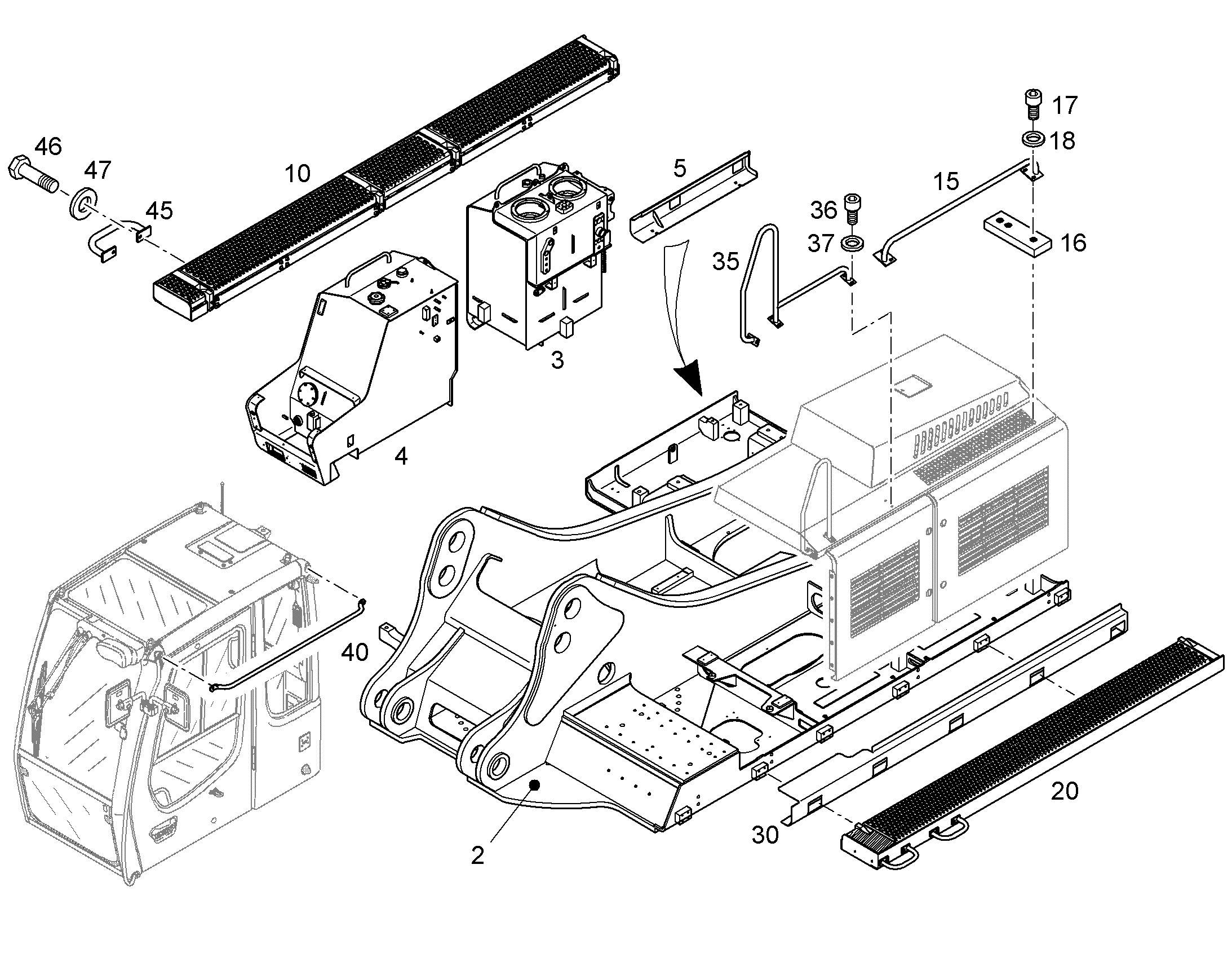 ПЕРЕОБОРУД. ПОВОР. ПЛАТФОРМЫ 10366693 LIEBHERR