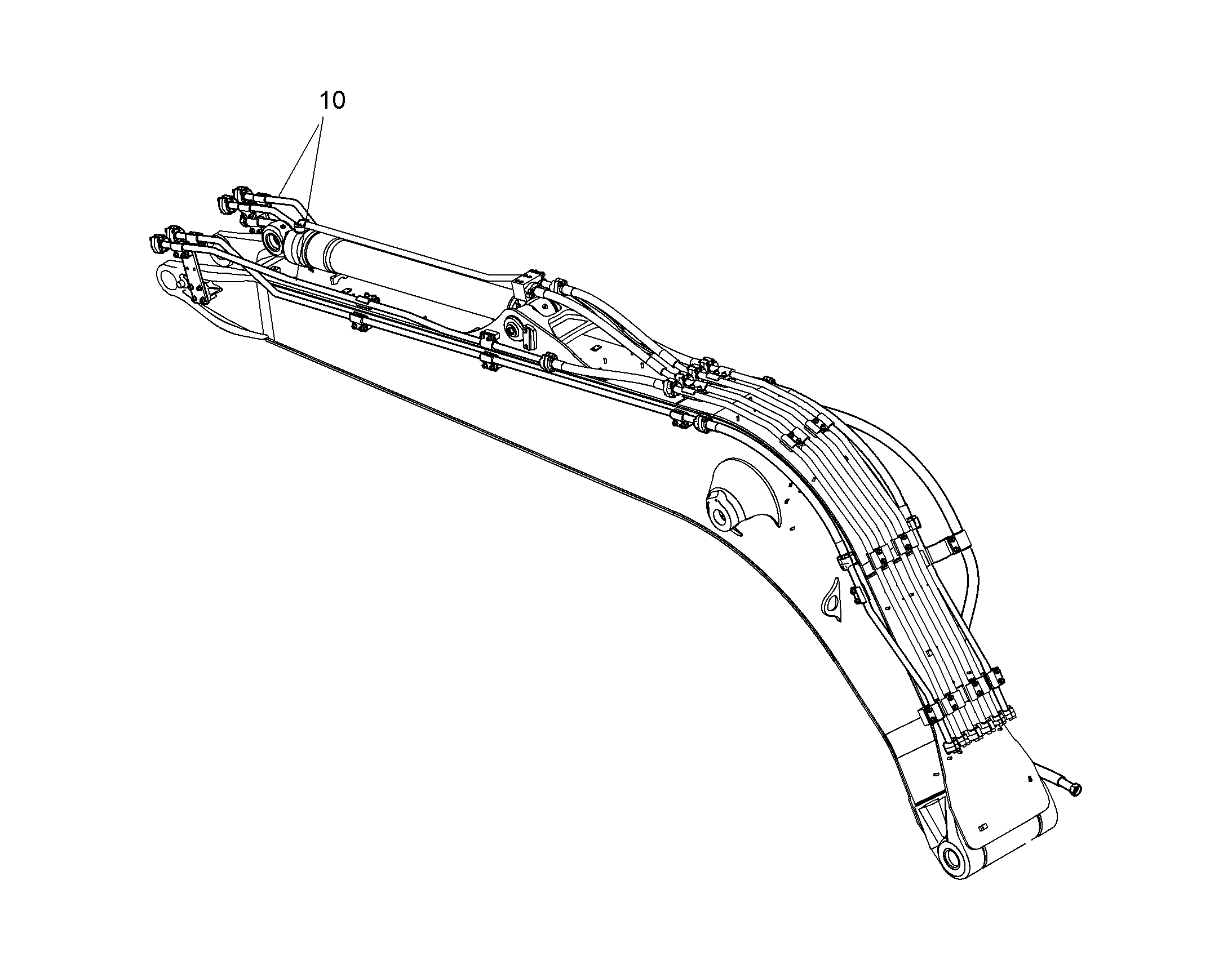 ПРОВОДКА МОНТАЖ AHS 10085907 LIEBHERR