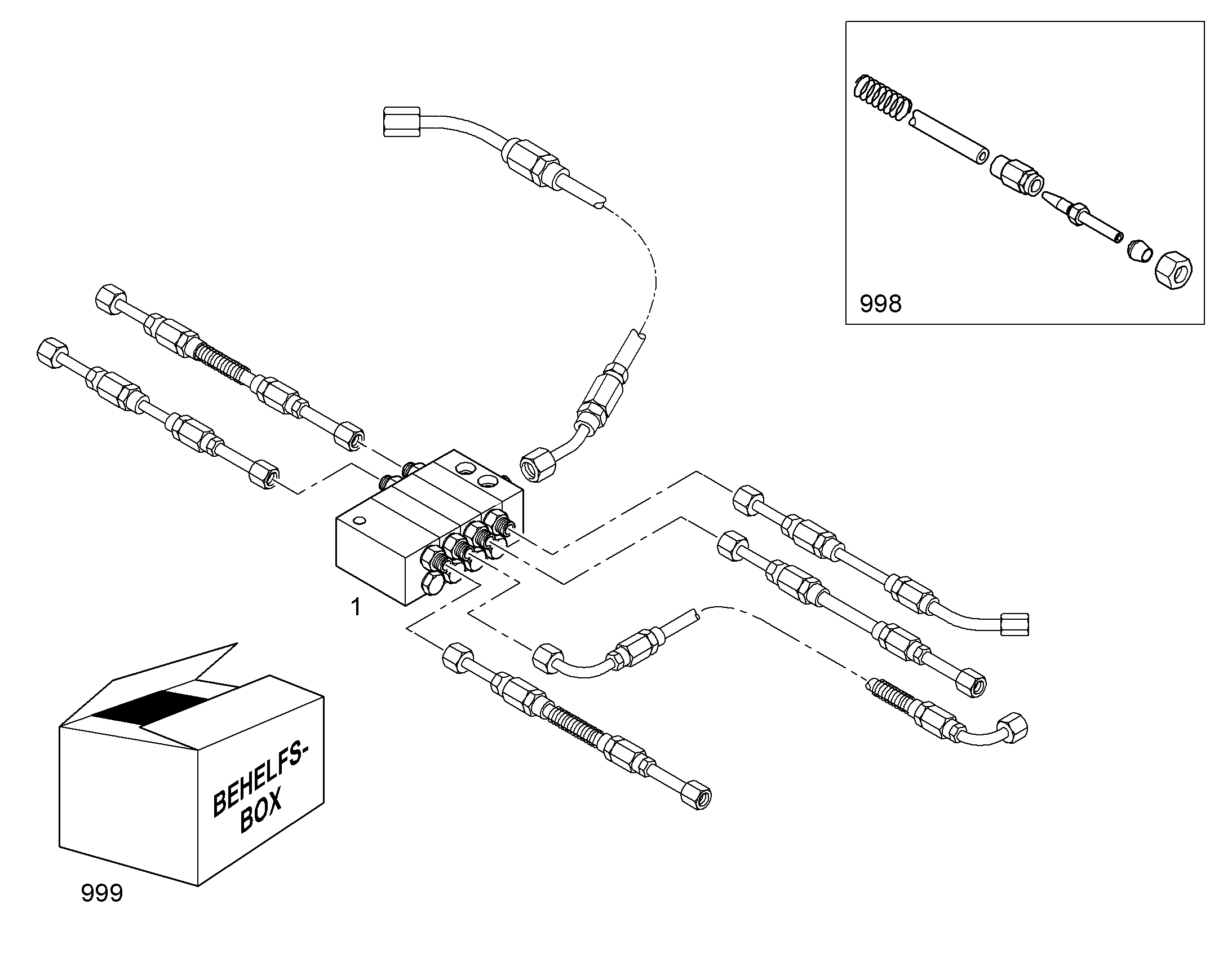 РАСПРЕДЕЛИТЕЛЬ MX-F 10423929 LIEBHERR