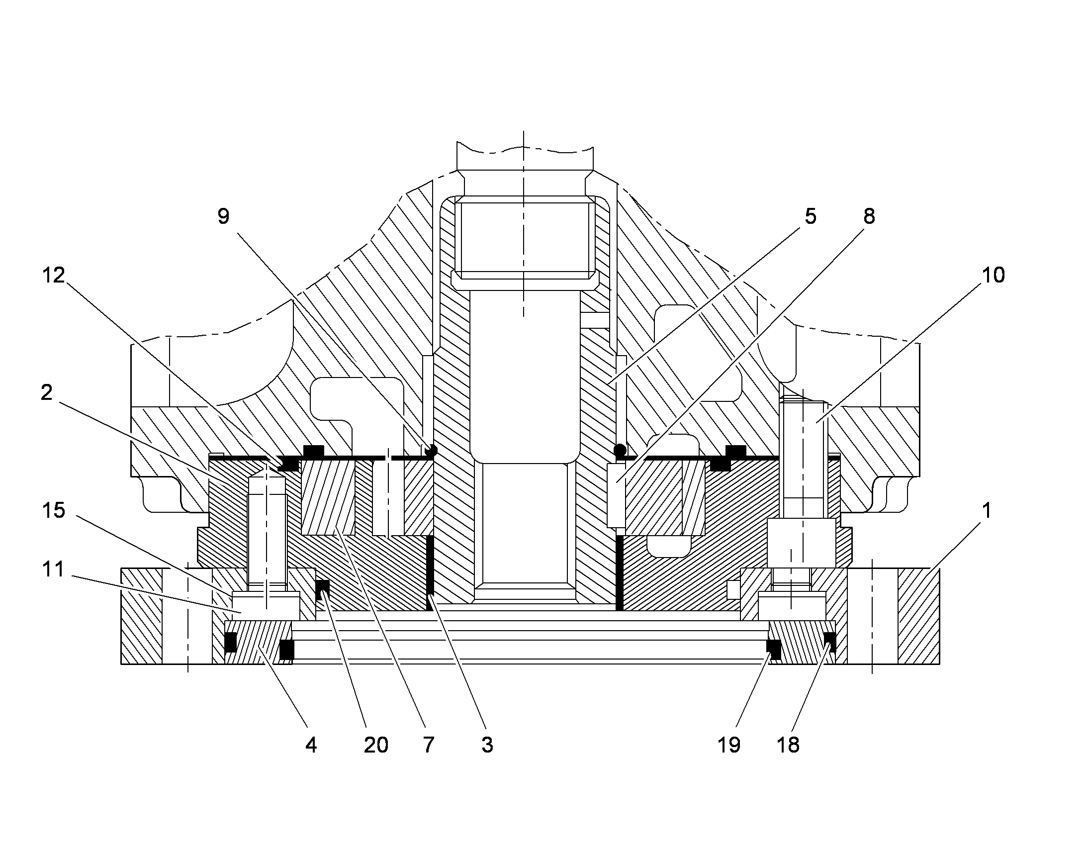 КРЫШКА НАСОСА 10428856 LIEBHERR