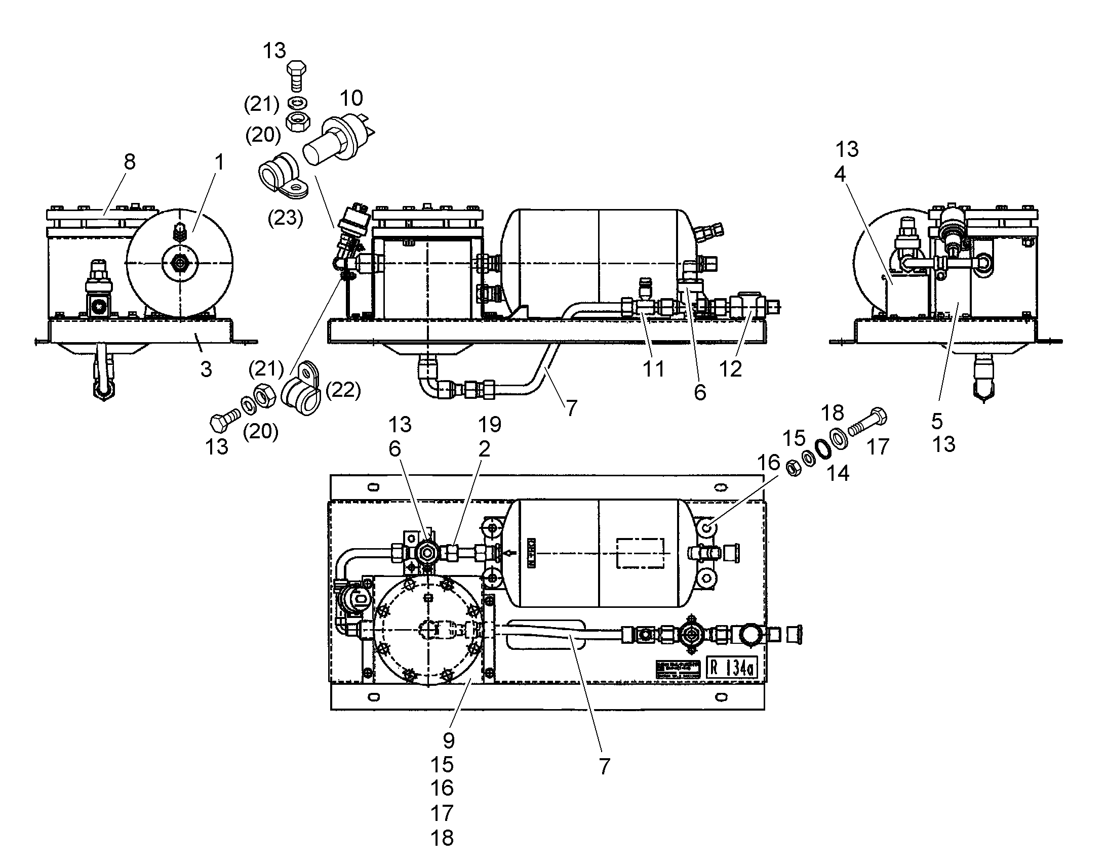 УГОЛЬНИК КРЕПЕЖНЫЙ 10342858 LIEBHERR