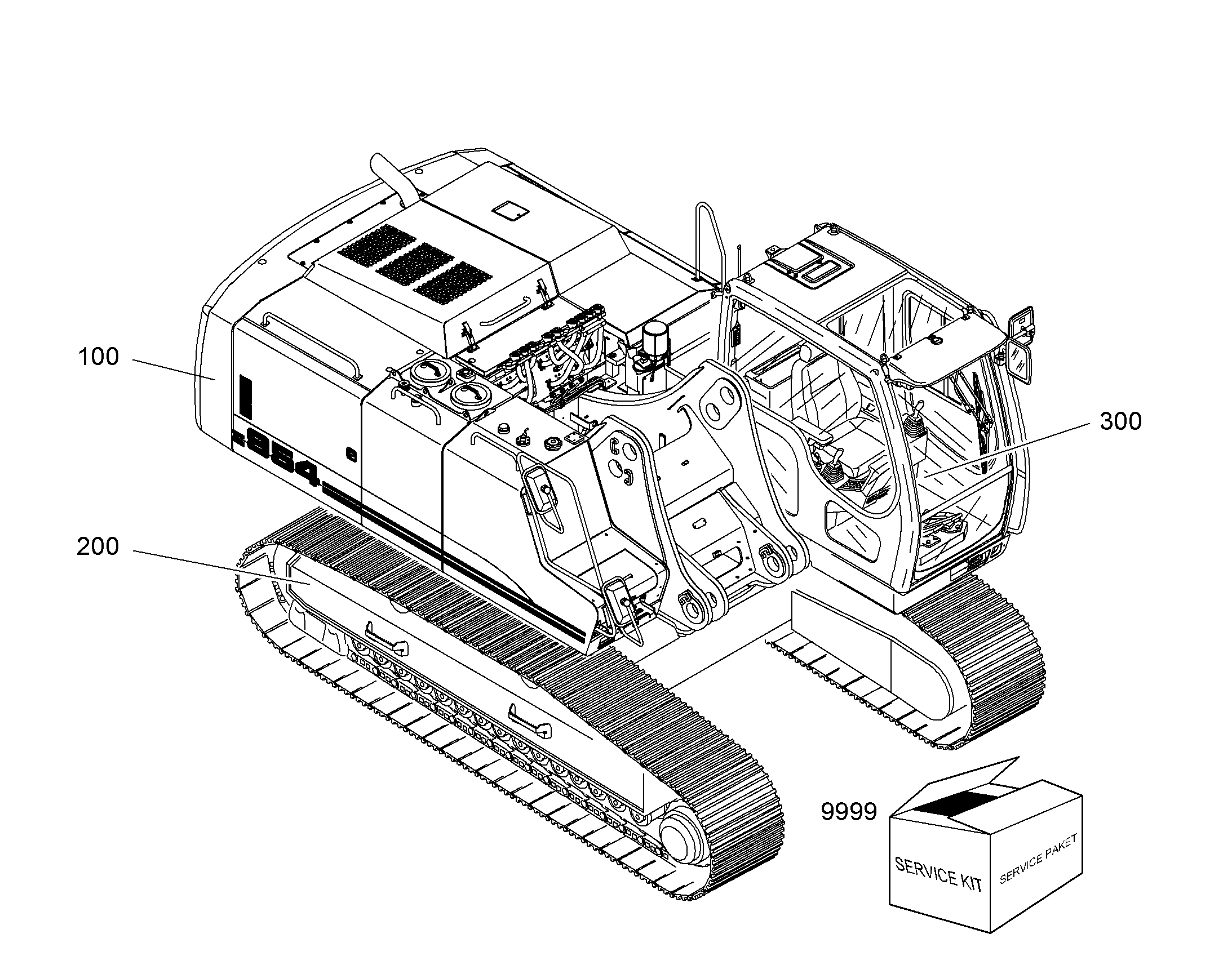 ШАССИ, КОМПЛЕКТ 10376395 LIEBHERR
