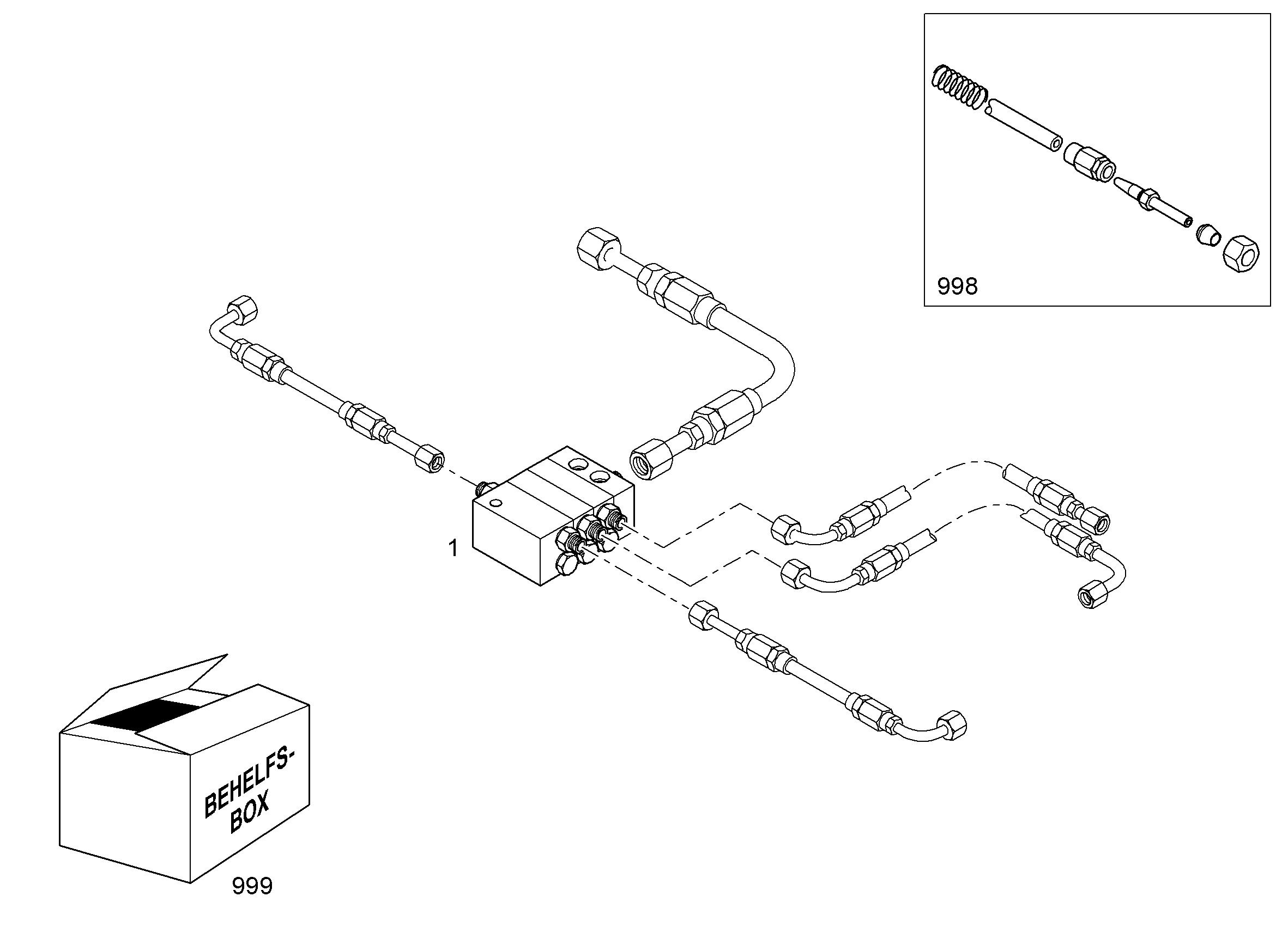 РАСПРЕДЕЛИТЕЛЬ MX-F 3/4 10476573 LIEBHERR