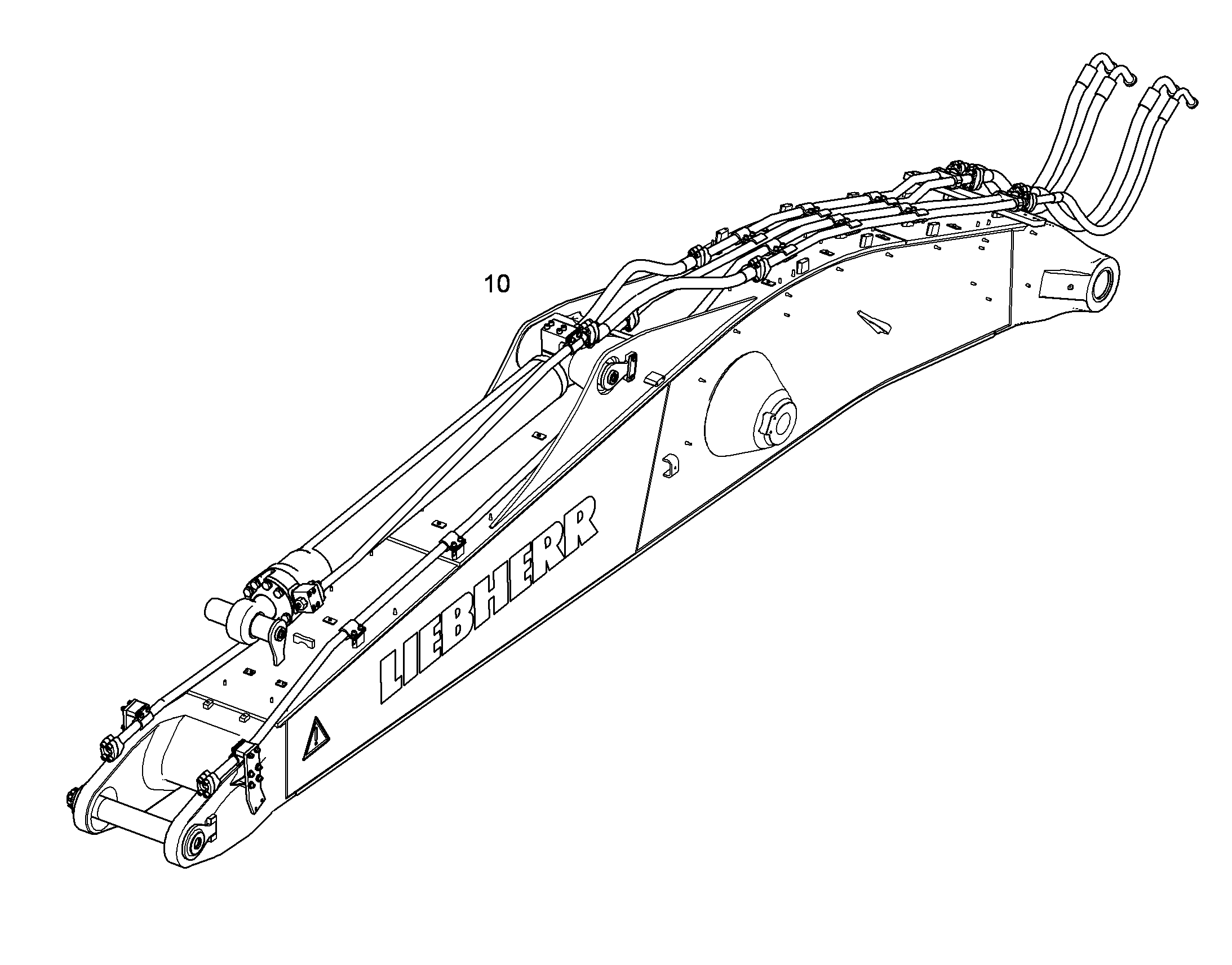 СТРЕЛА ОДНОКОРПУСНАЯ 6.80M 10077033 LIEBHERR