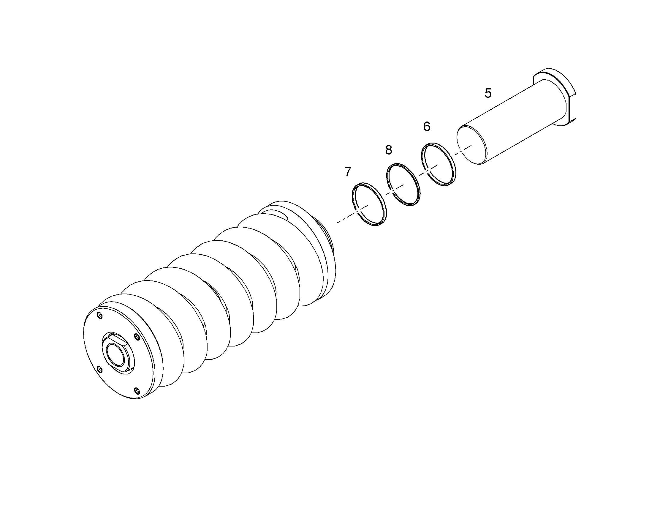 МАСЛОСЪЕМНОЕ КОЛЬЦО 10409493 LIEBHERR