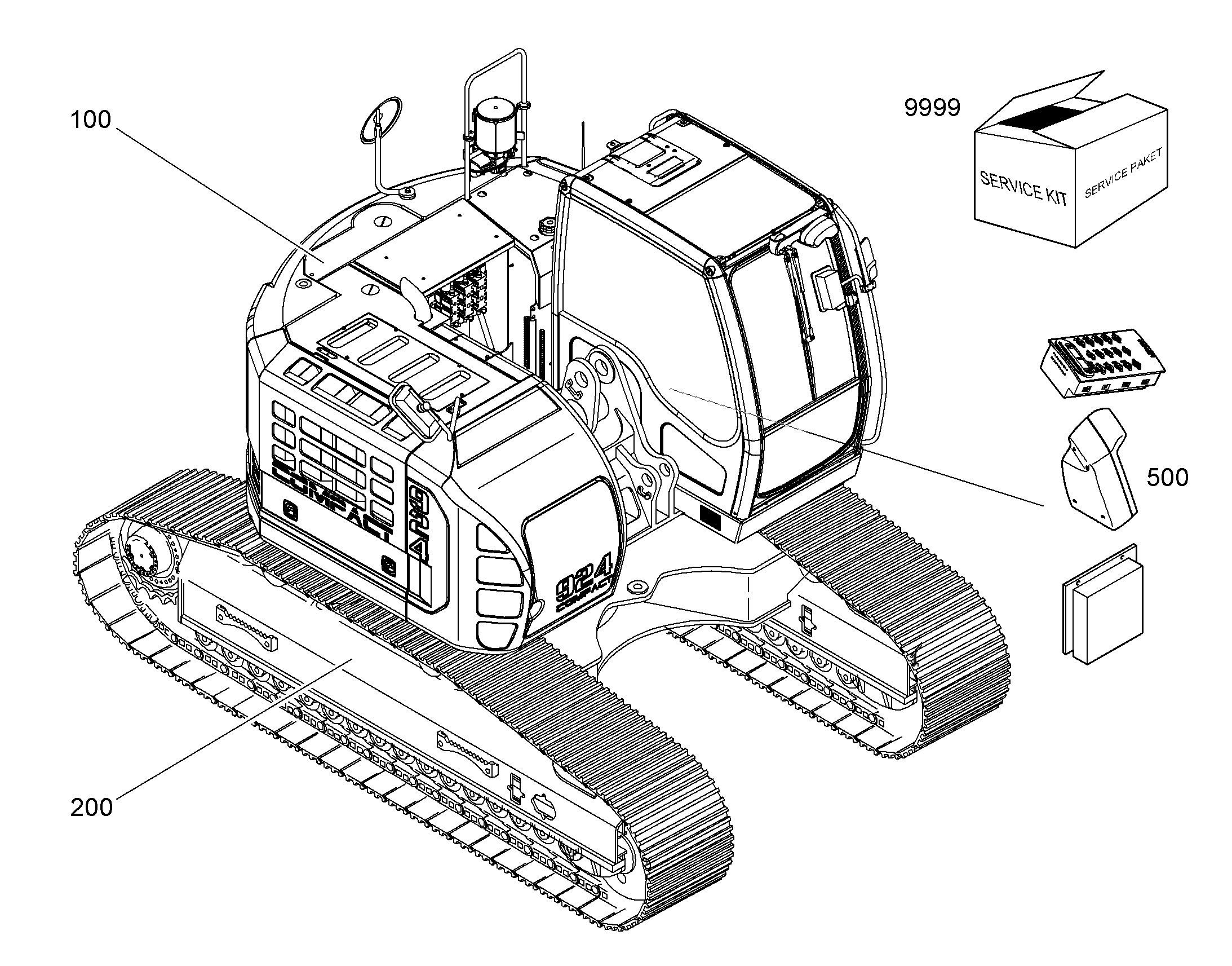 ШАССИ, КОМПЛЕКТ 10378670 LIEBHERR