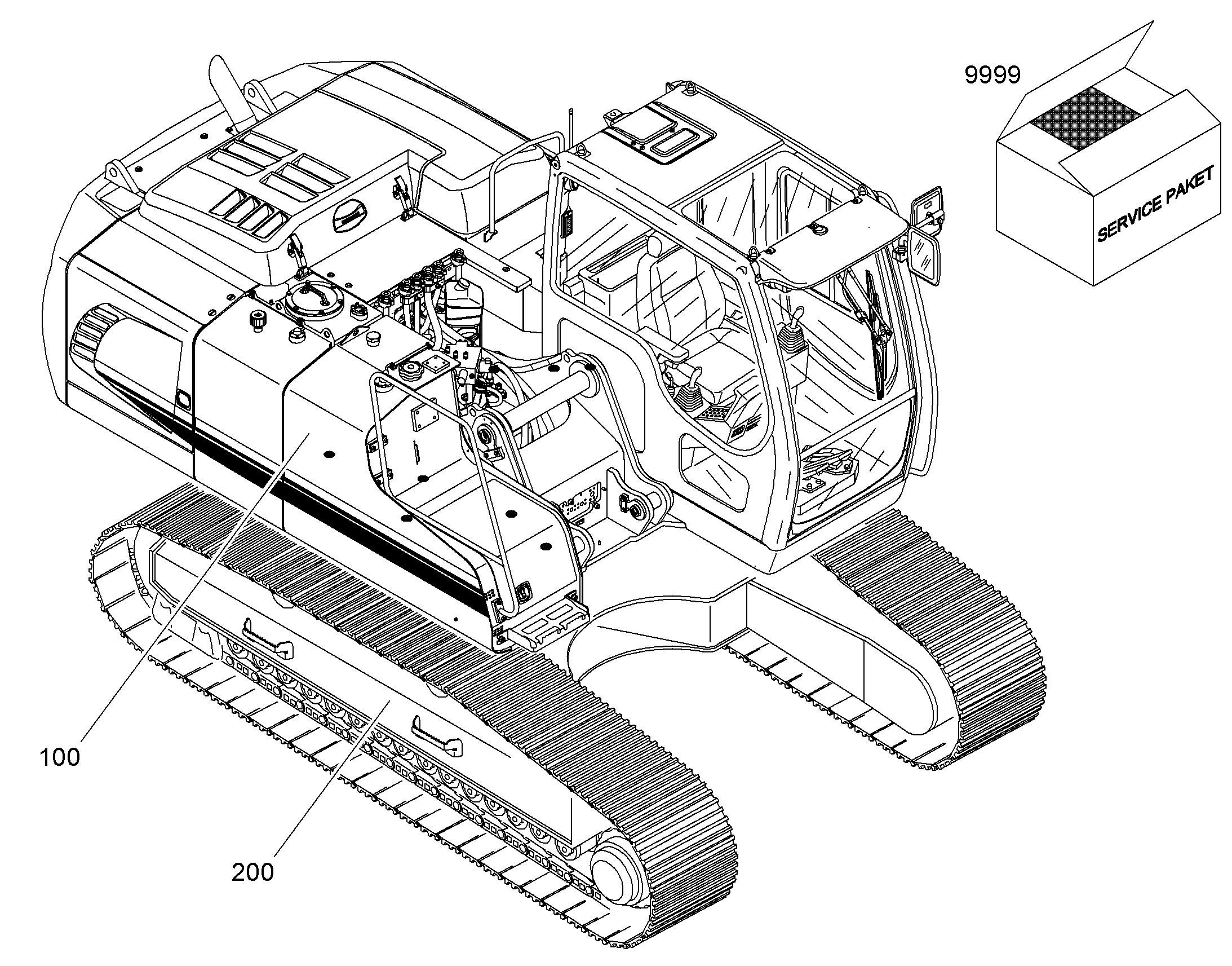 ШАССИ, КОМПЛЕКТ 10074267 LIEBHERR