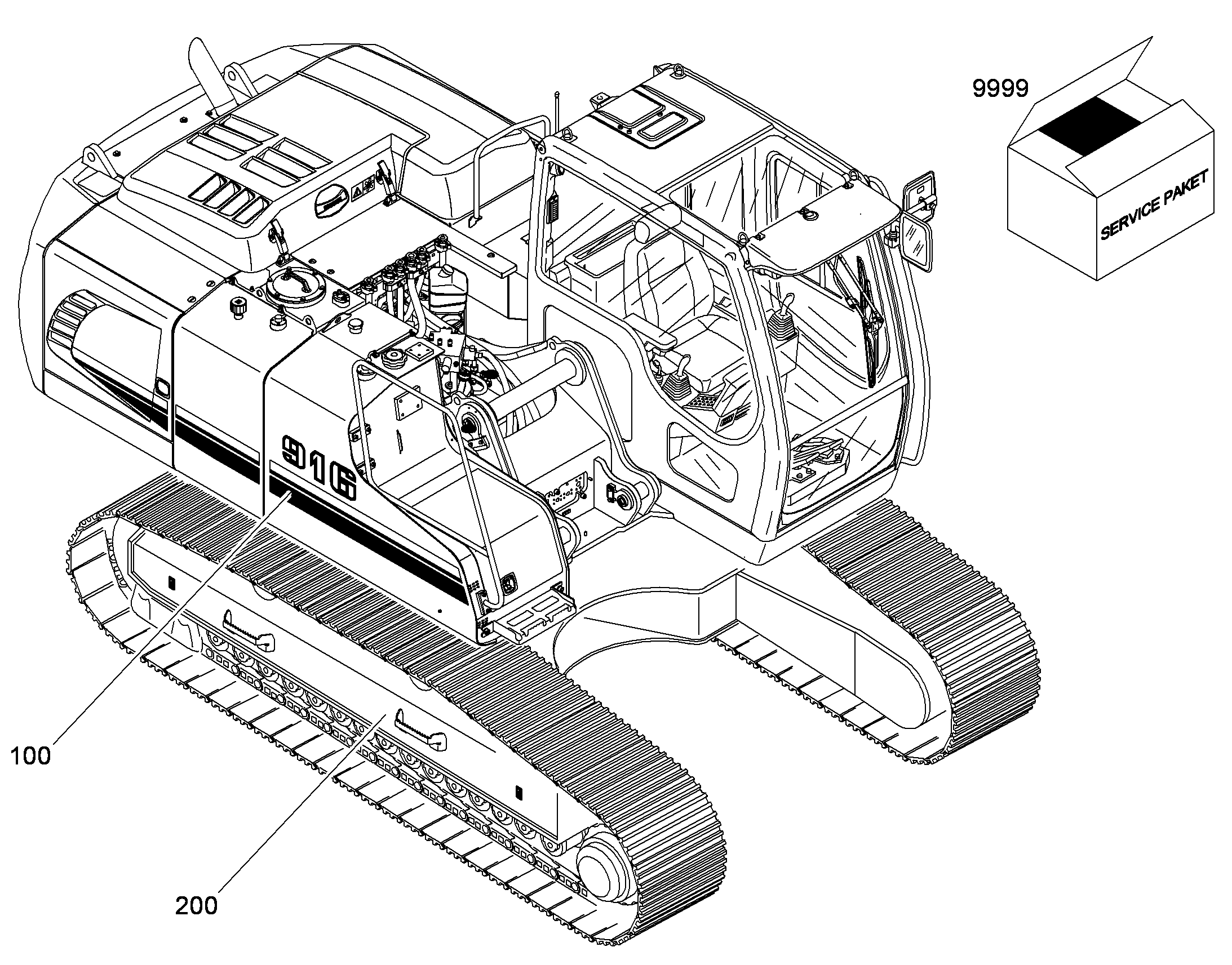ПОВОРОТНАЯ ПЛАТФОРМА R 916 CLASSIC 10078348 LIEBHERR