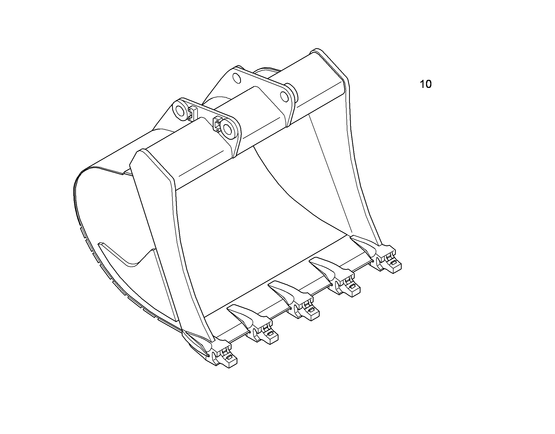 ЛОПАТА ОБРАТНАЯ HDL 10384992 LIEBHERR