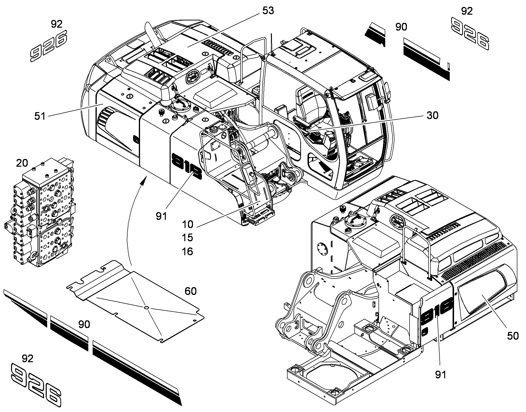 УСИЛИТЕЛЬ КРЕПЛЕНИЯ АККУМУЛ. 10375879 LIEBHERR
