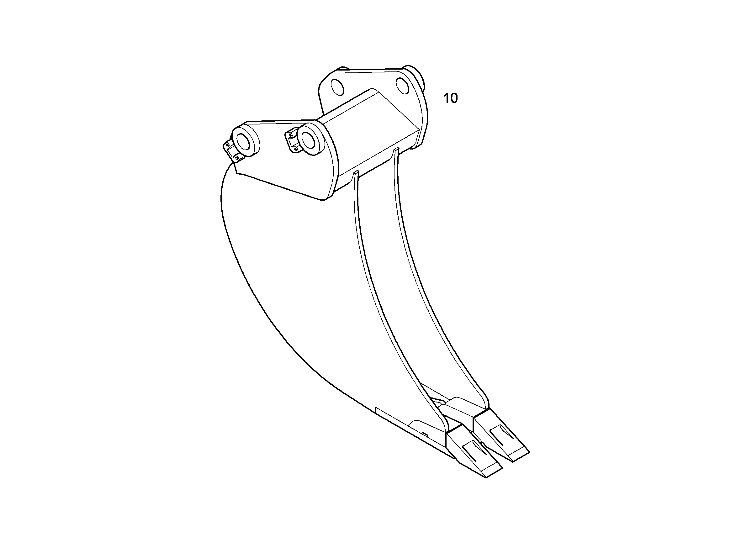 ЛОПАТА ОБРАТНАЯ HD 10404542 LIEBHERR