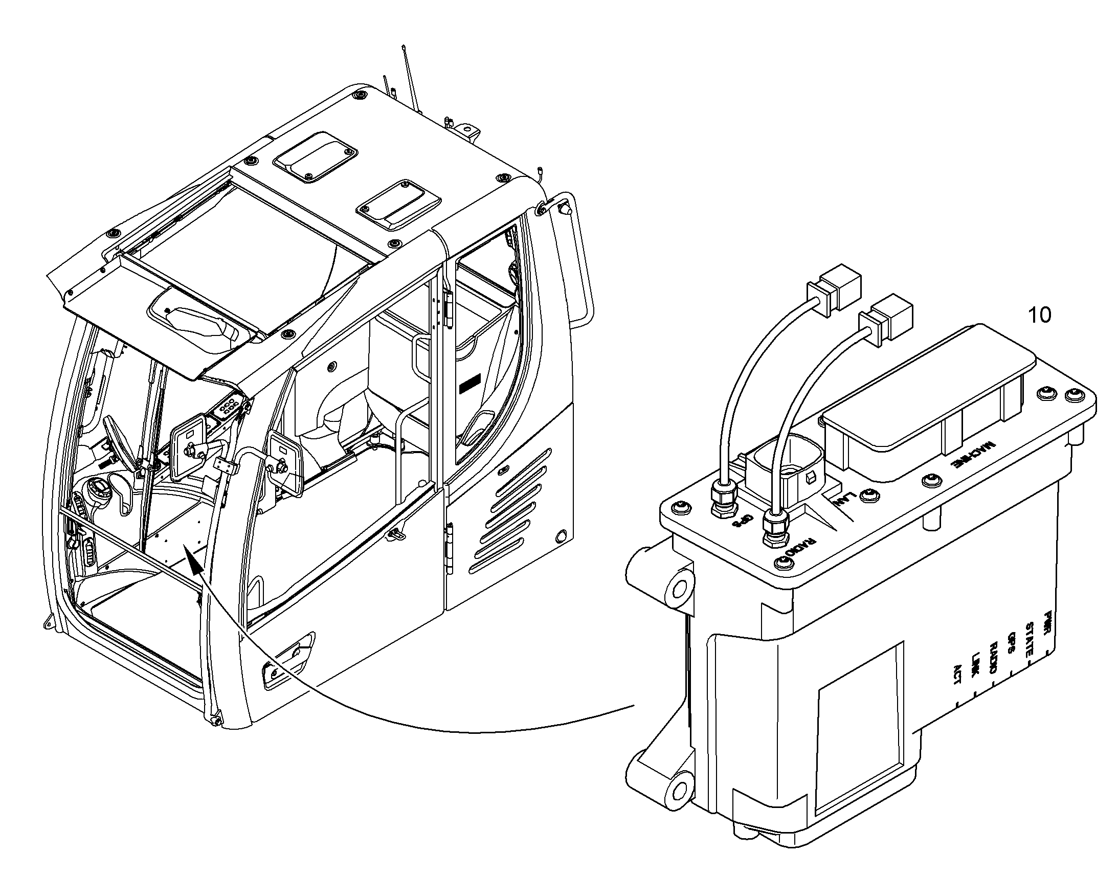 К-Т СБОР И ПЕРЕДАЧА ДАННЫХ 10830571 LIEBHERR