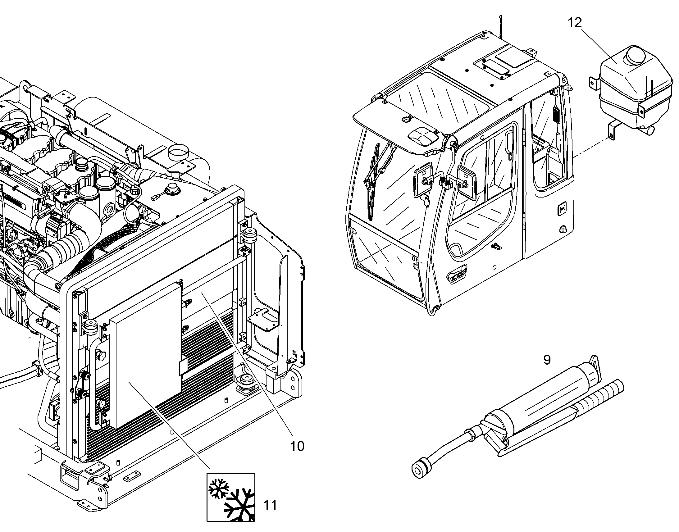 ОБЩИЕ МЕСТА СМАЗЫВАНИЯ 10830897 LIEBHERR