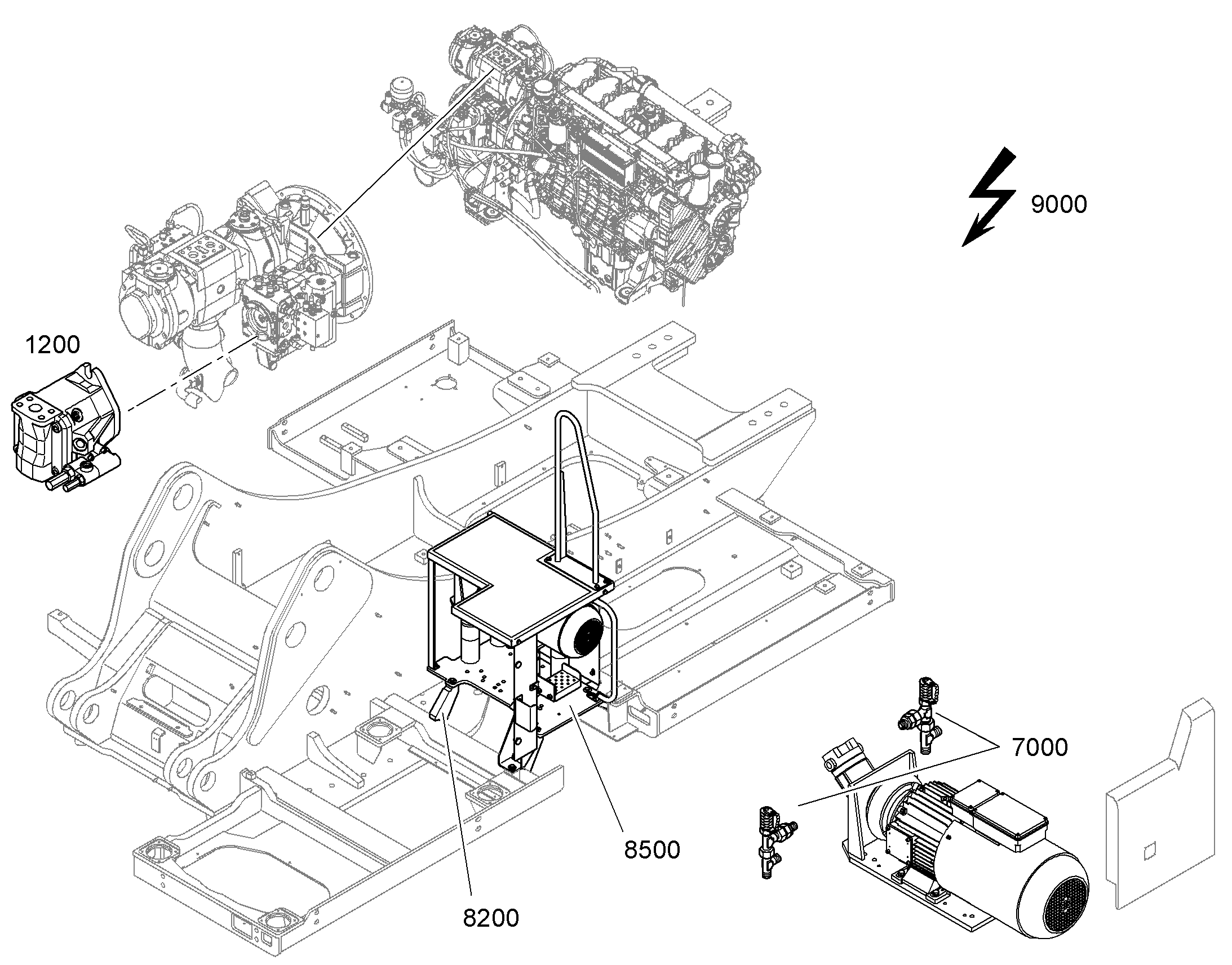 ПЕРЕОБОРУД. ПОВОР. ПЛАТФОРМЫ 10830793 LIEBHERR
