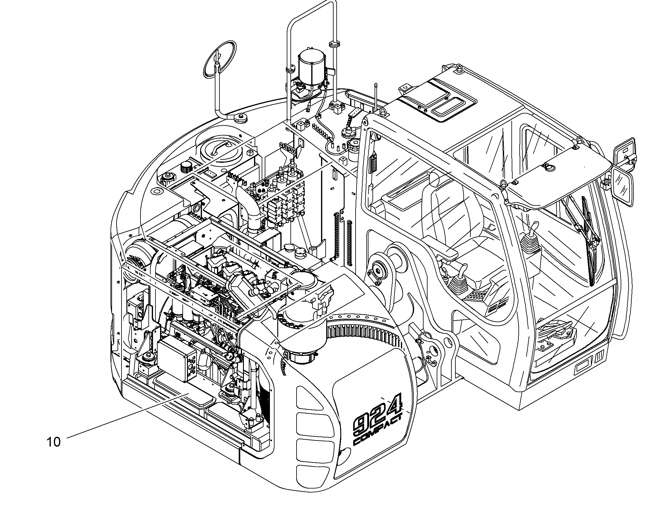 ПЕРЕОБ.ГНЕЗДА АККУМУЛ.БАТАРЕИ 10846811 LIEBHERR
