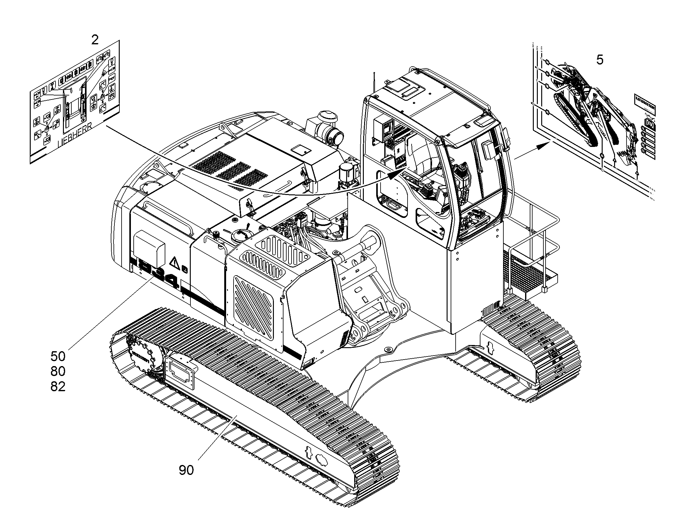 LABELS BRAZILIAN-PORTUGUESE 10862572 LIEBHERR