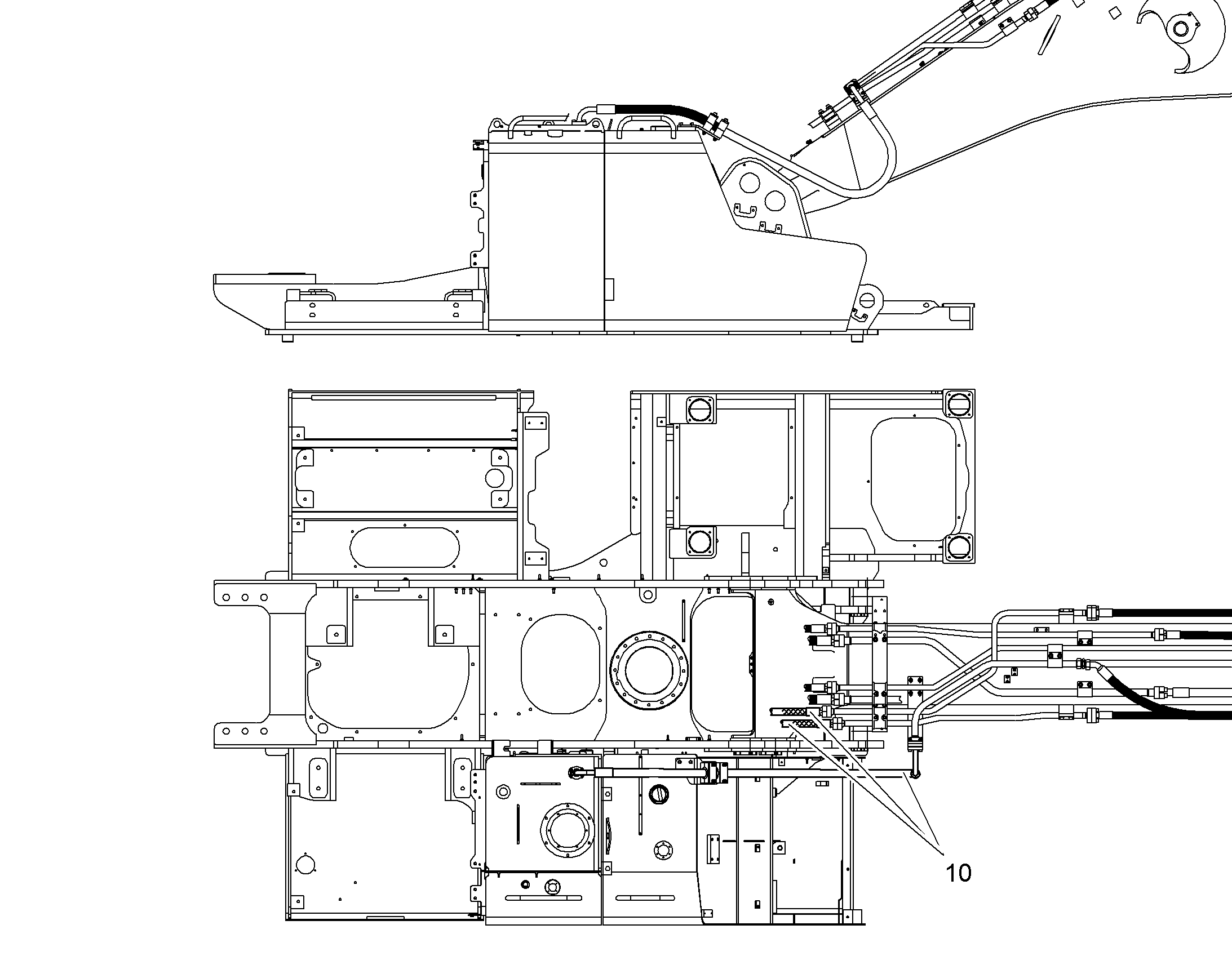 РЕКОНСТР.- ОДНОКОРП.СТРЕЛА 10856621 LIEBHERR