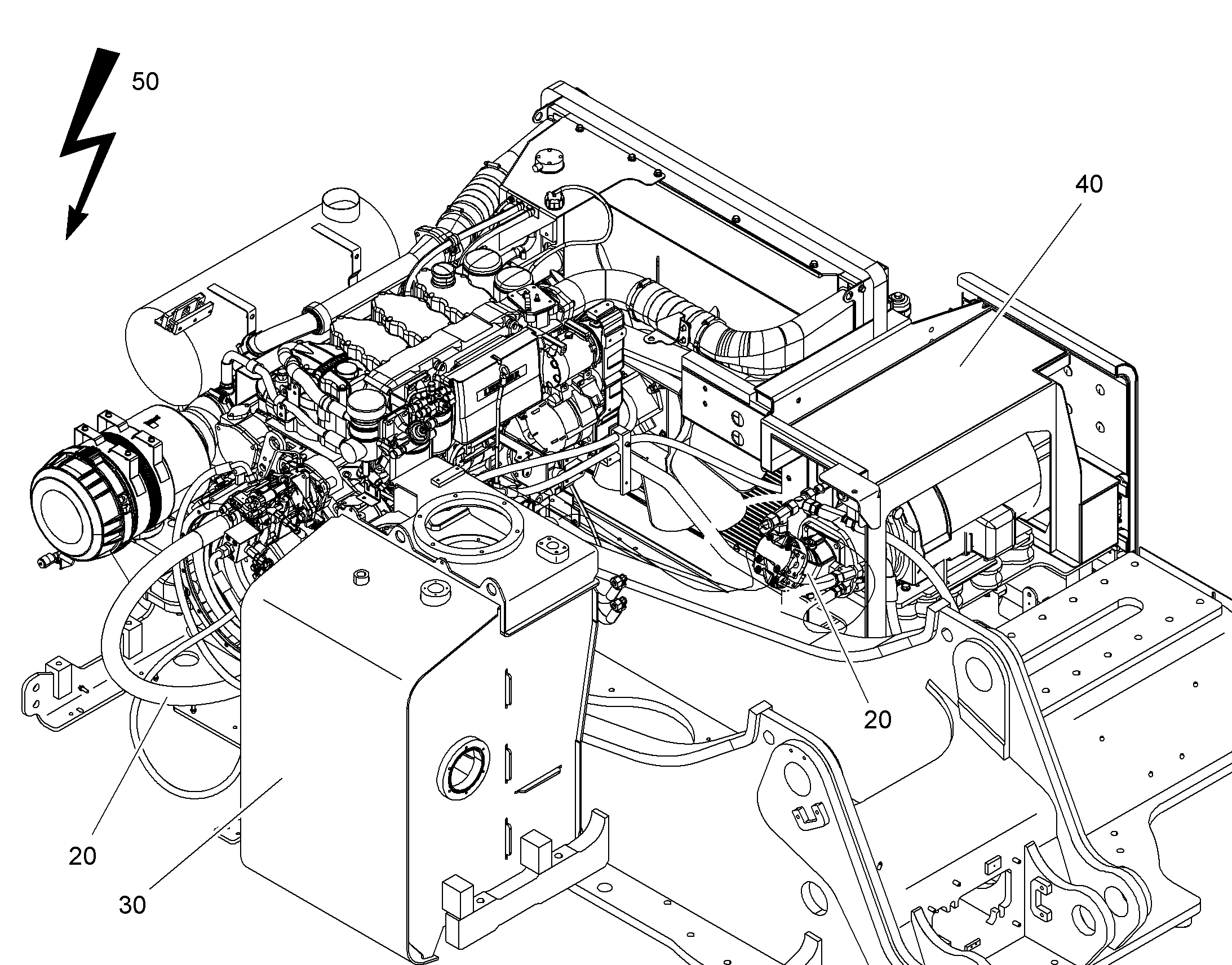 ГИДРАВЛИЧЕСКАЯ СИСТЕМА 10845859 LIEBHERR
