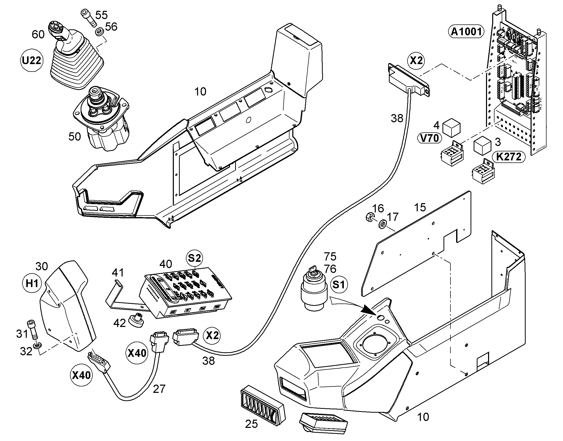 АВТОСТОП ЭЛЕКТРИЧЕСКИЙ 11733354 LIEBHERR