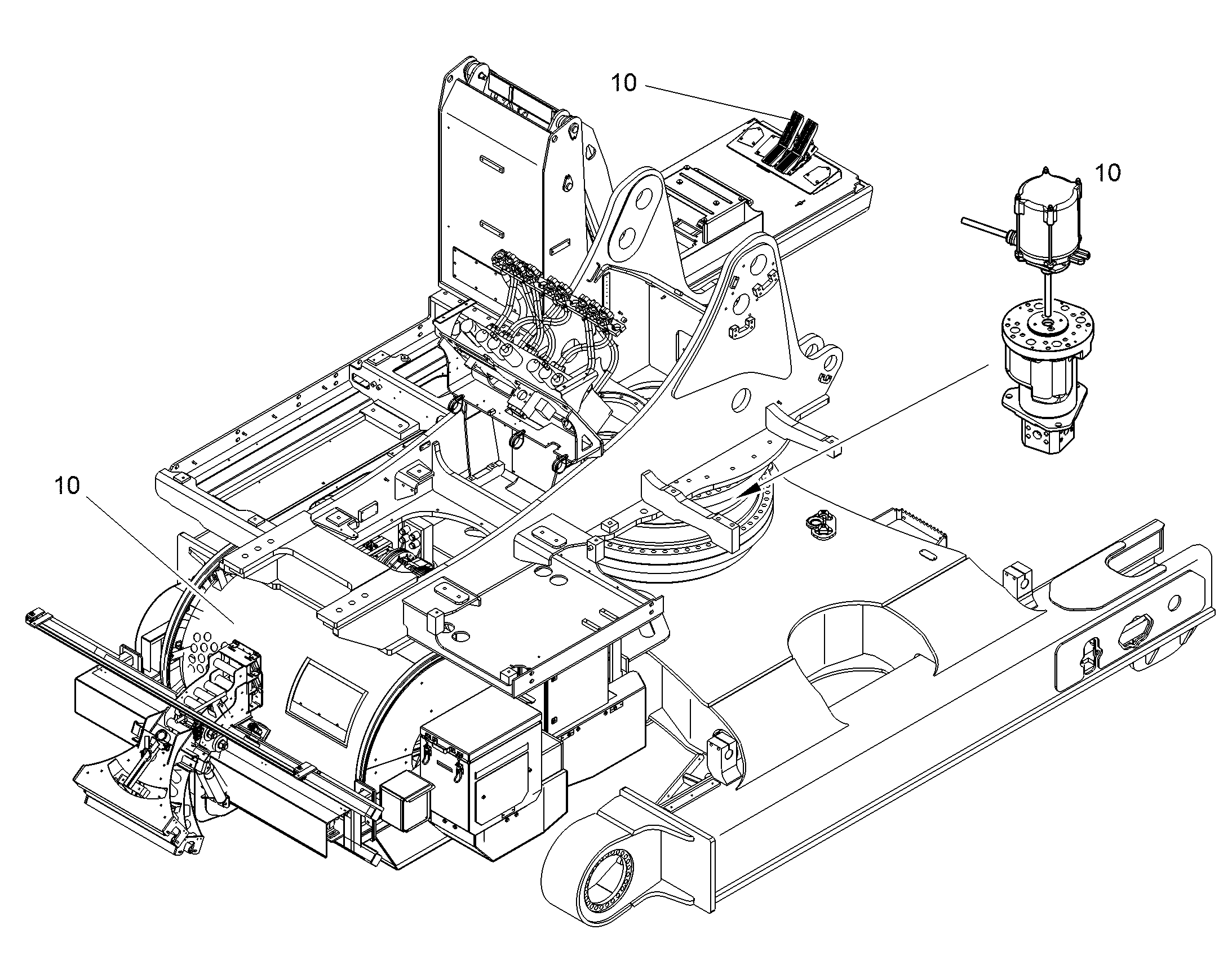 БАРАБАН КАБЕЛЬНЫЙ ДЛЯ 400V 11458058 LIEBHERR