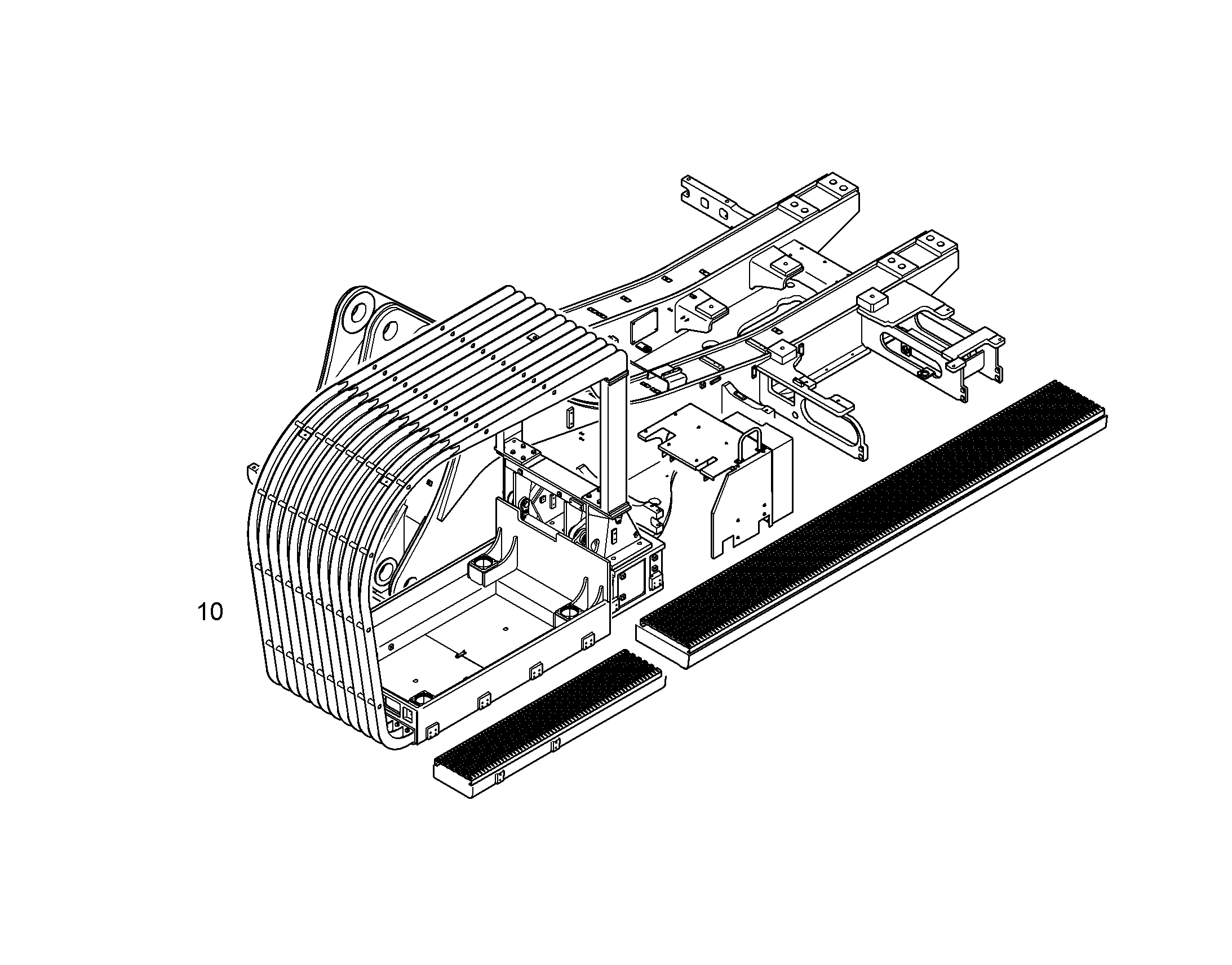 КАБИНА ВОДИТЕЛЯ-ОТКИДНАЯ 30° 10064548 LIEBHERR