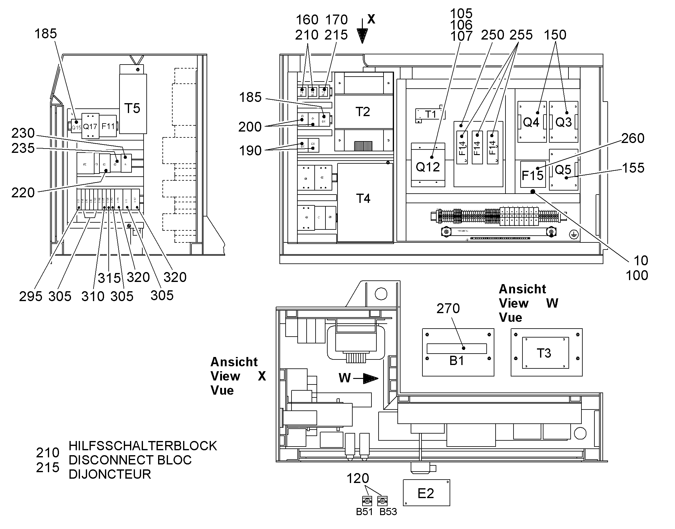 ВСТАВКА ПРЕДОХРАНИТЕЛЯ 200A AC 500V/DC 440 NH 1 GL/GG 604102701 LIEBHERR
