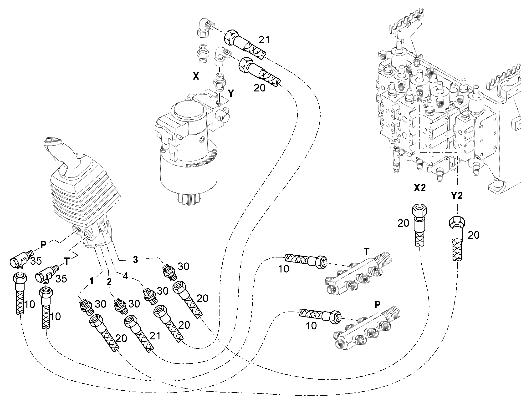 ПЕРЕКЛЮЧЕНИЕ УПРАВЛЕНИЕ 10092525 LIEBHERR