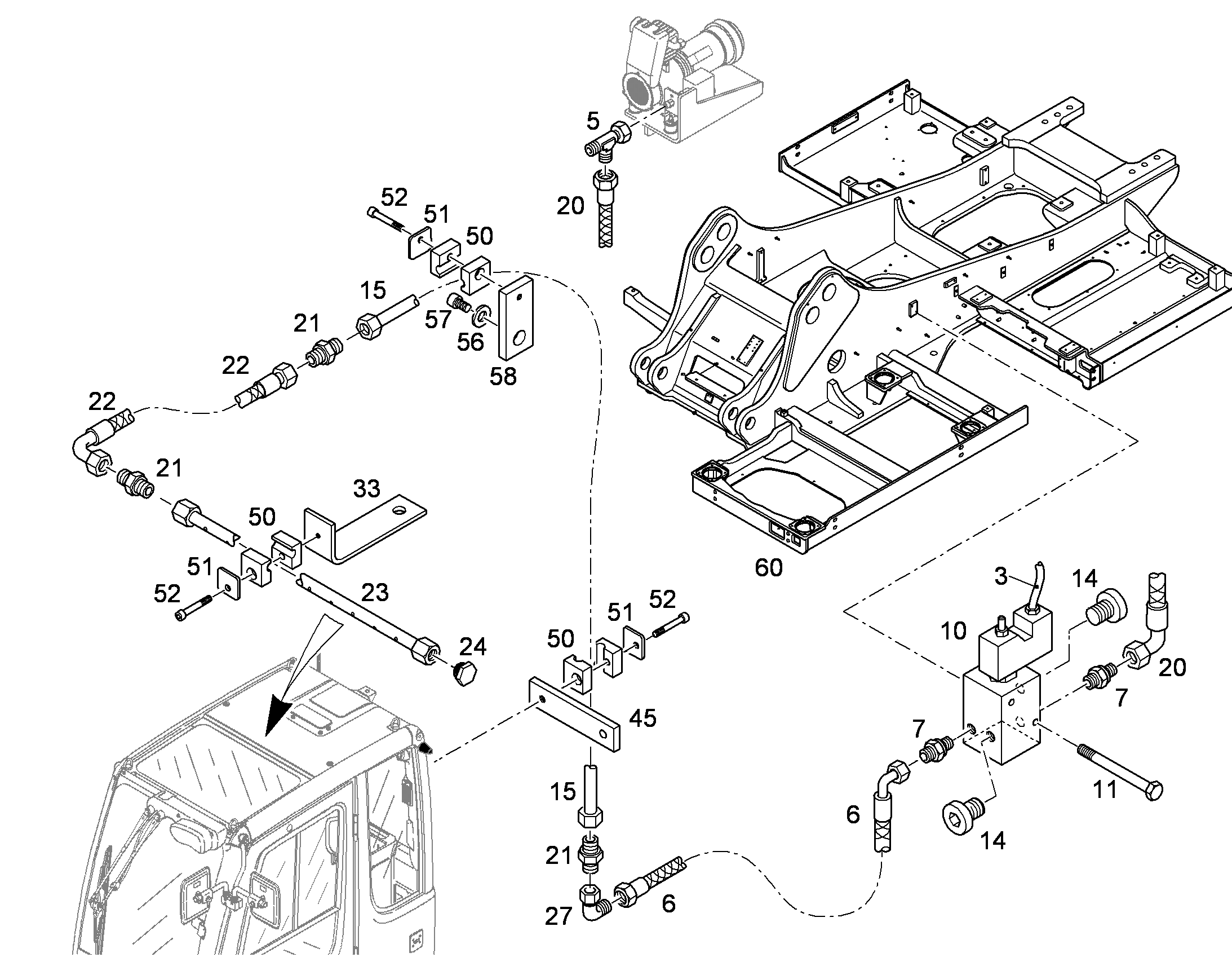 ПЕРЕОБОРУД. ПОВОР. ПЛАТФОРМЫ 10387279 LIEBHERR