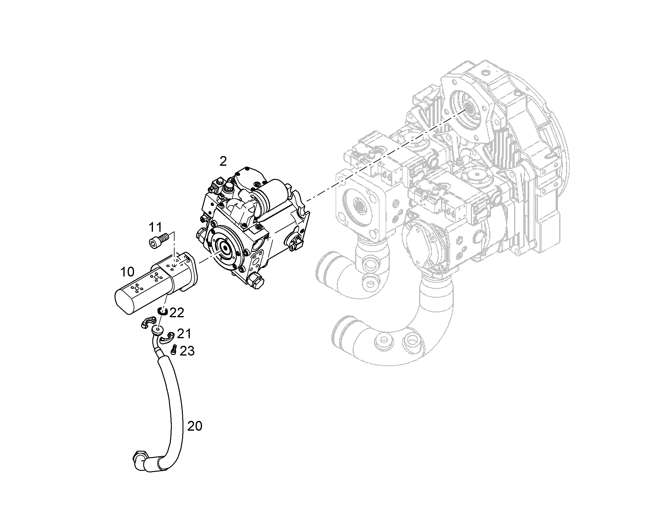 ШЛАНГ 32X1140 10451355 LIEBHERR