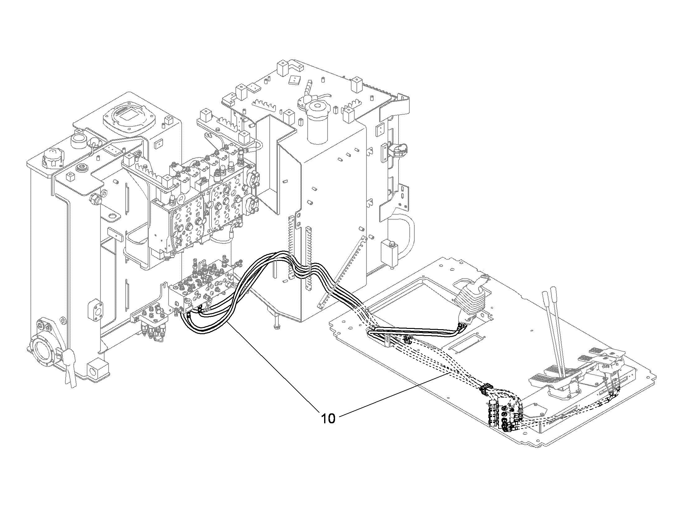 ПЕРЕКЛЮЧЕНИЕ УПРАВЛЕНИЕ AHS 10092898 LIEBHERR