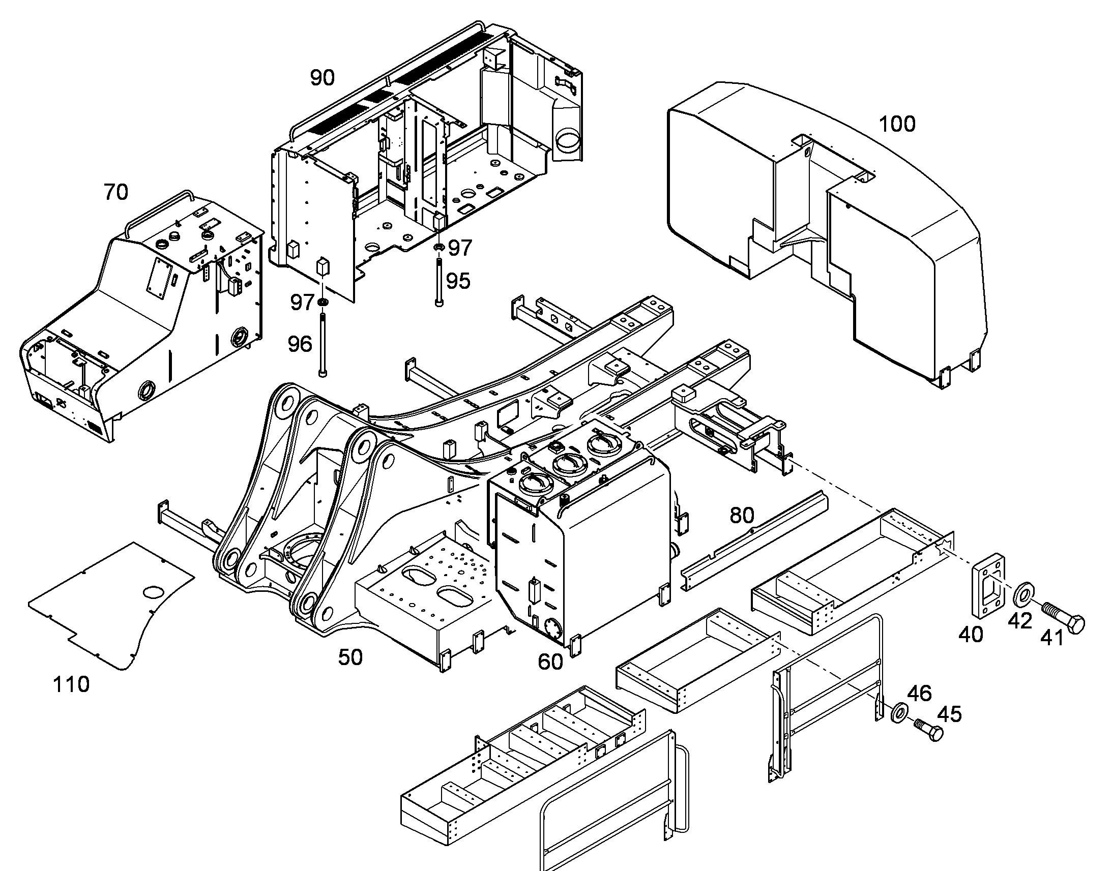 ПЕРЕОБОРУД. ПОВОР. ПЛАТФОРМЫ 10380398 LIEBHERR