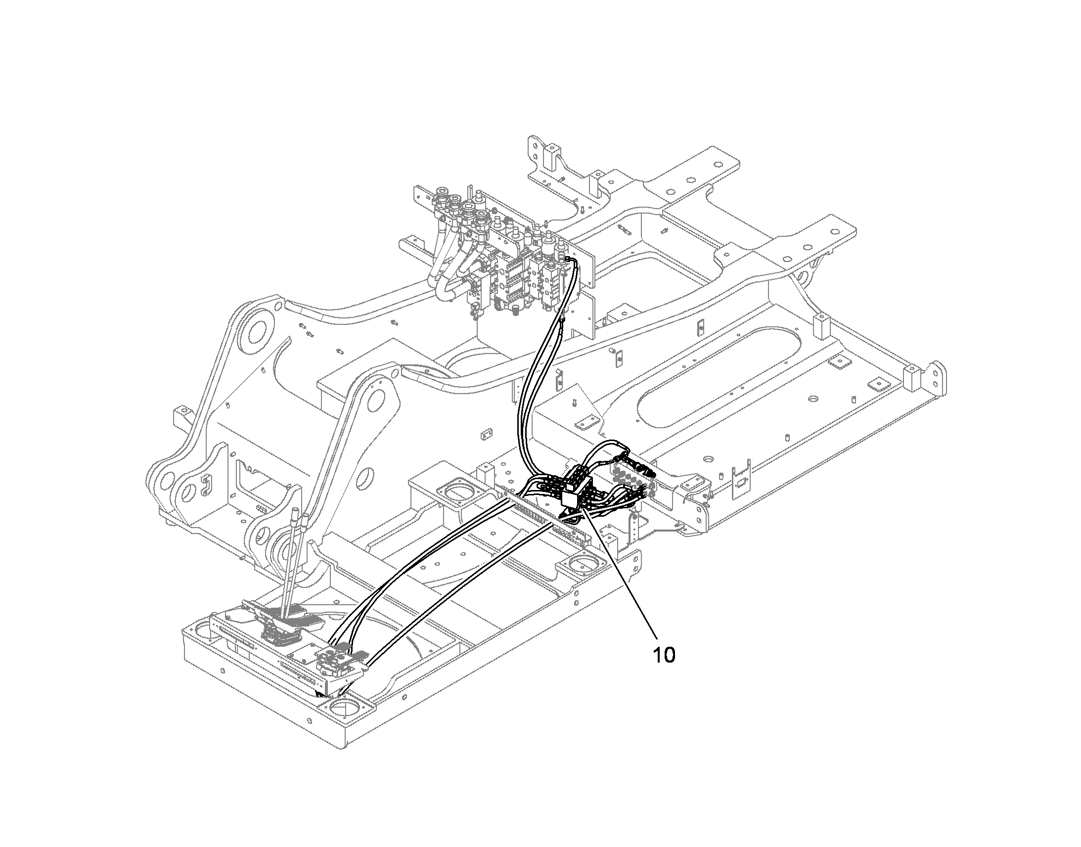 ПЕДАЛЬ ПЕРЕКЛ. МОЛОТОК/НОЖНИЦЫ 10380282 LIEBHERR