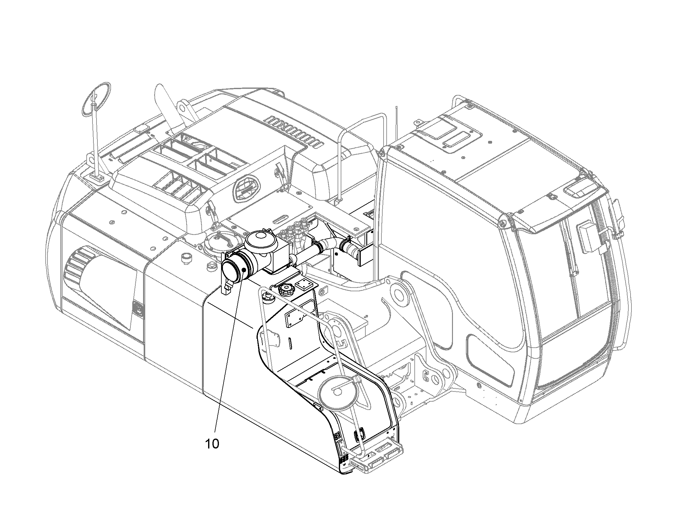 ВЕНТИЛЯЦИЯ ДЛЯ КАБИНЫ VAR.2 10379534 LIEBHERR