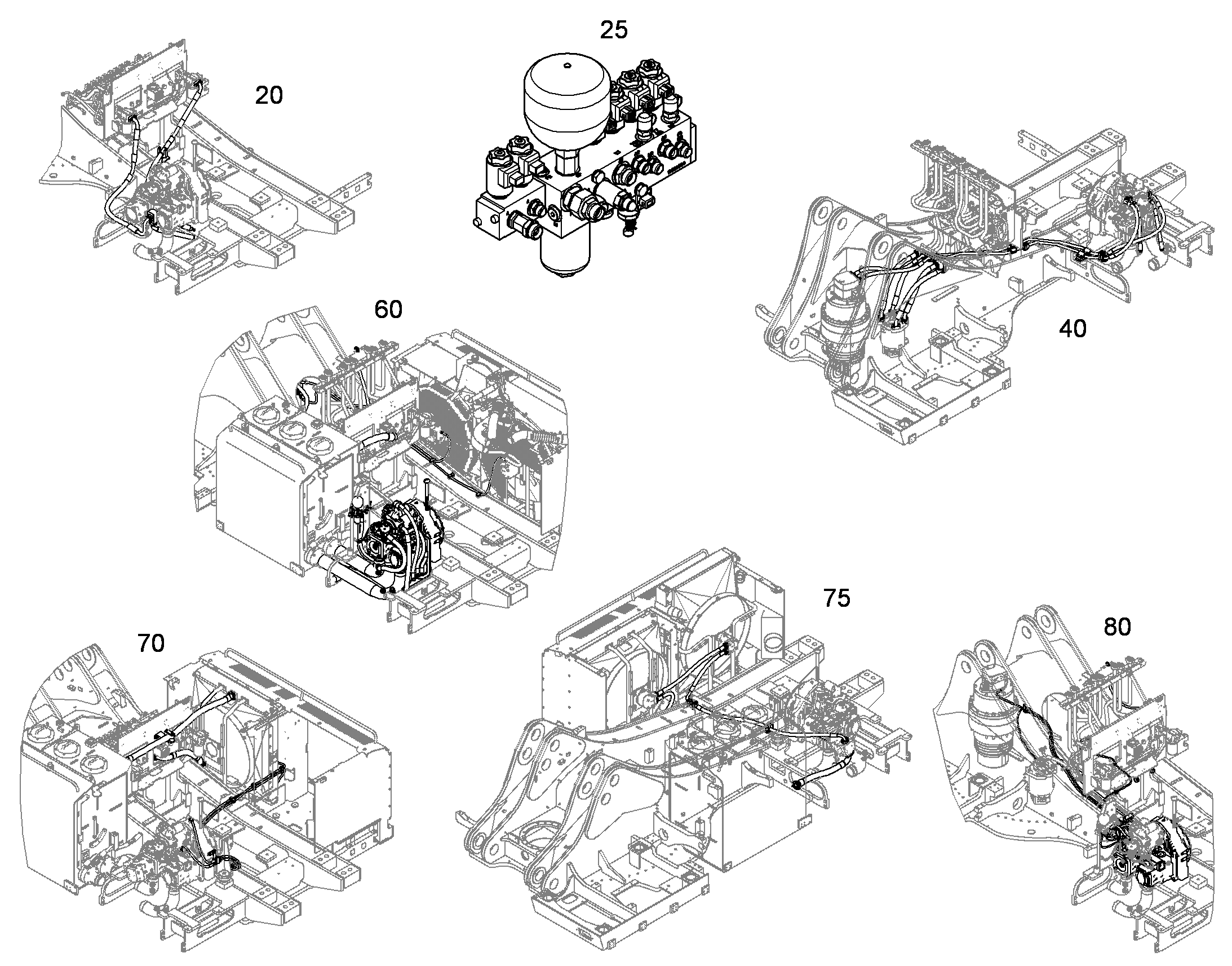 ЛИНИЯ УПРАВЛЯЮЩАЯ УСТАНОВКА 10367294 LIEBHERR