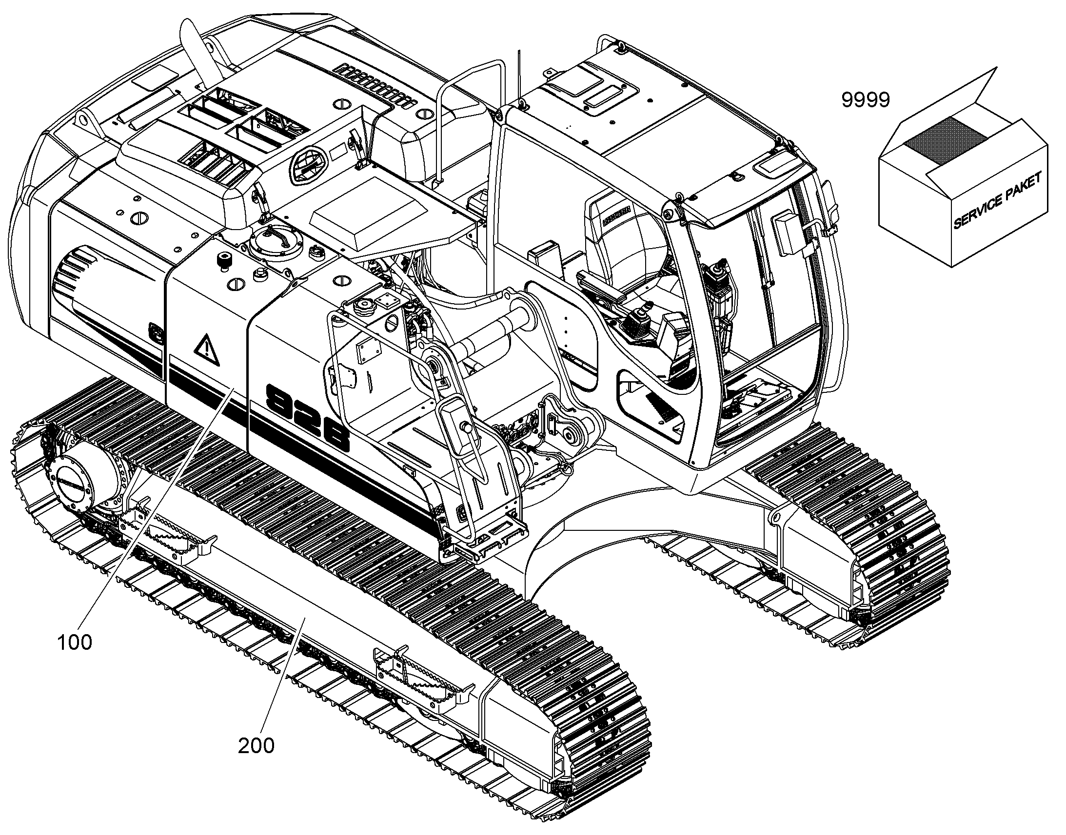 ШАССИ, КОМПЛЕКТ 10071845 LIEBHERR