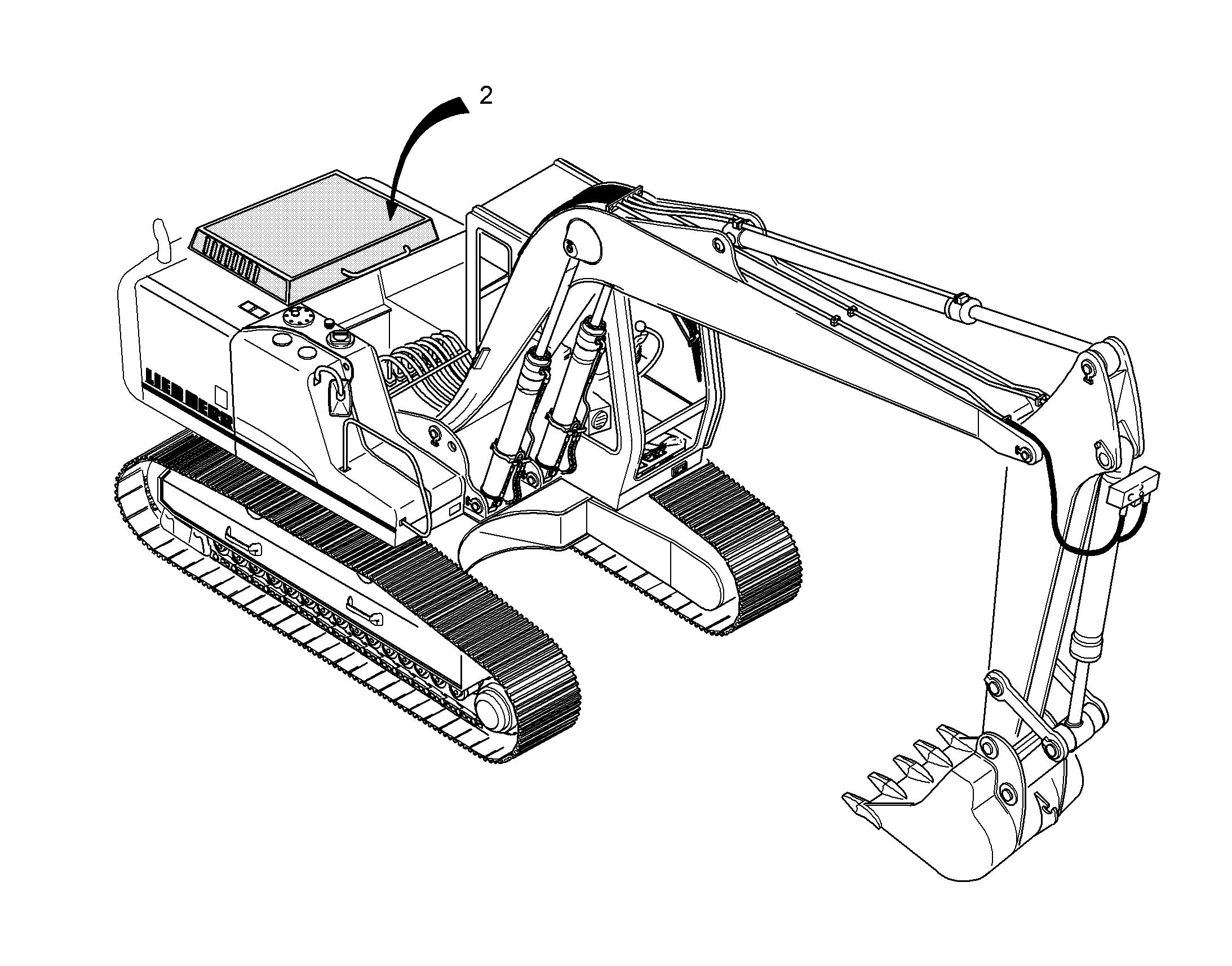МОТОРНЫЙ ОТСЕК - ОСВЕЩЕНИЕ 9014374 LIEBHERR