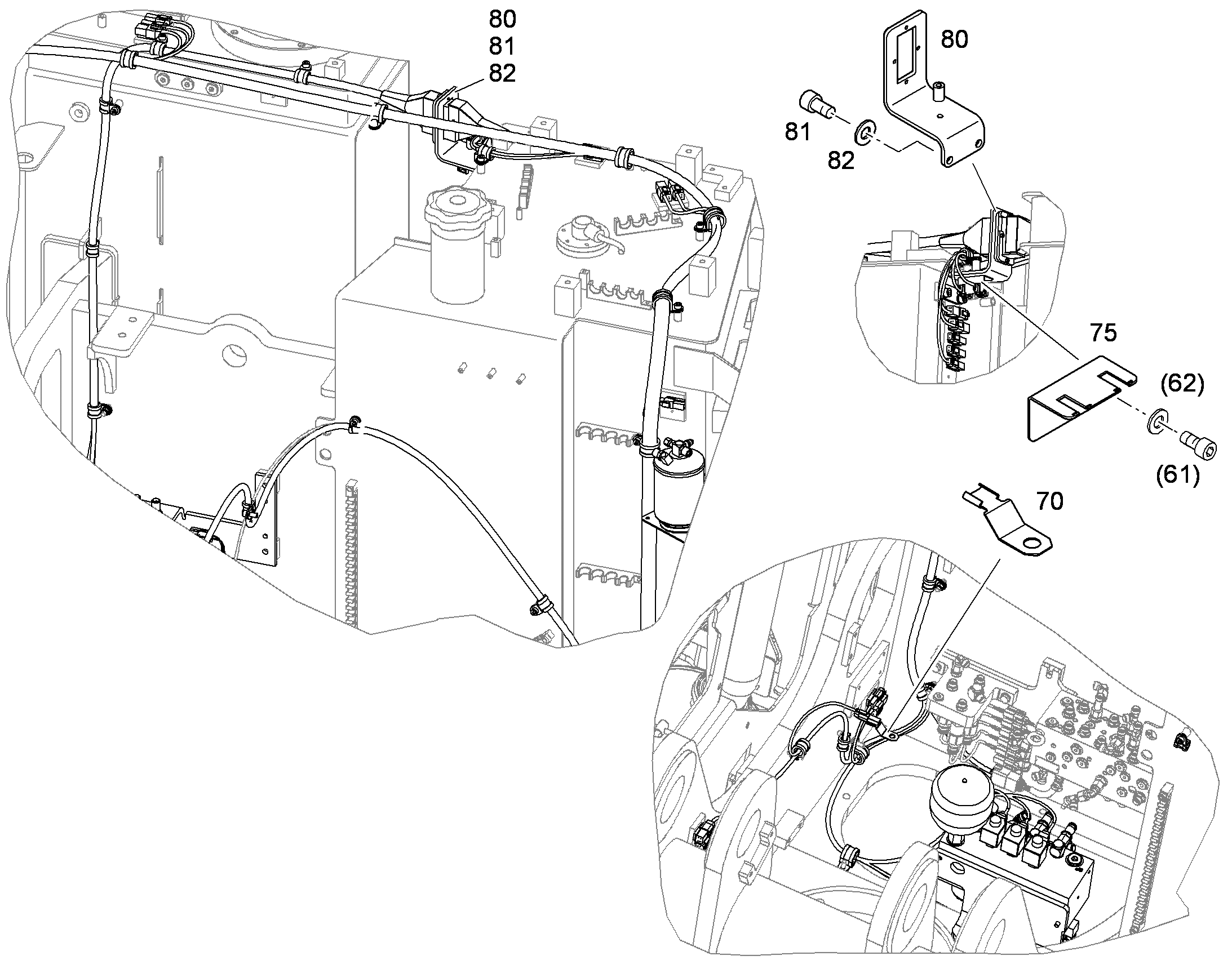 КОЛОДКА ШТЕКЕРНАЯ 10088372 LIEBHERR