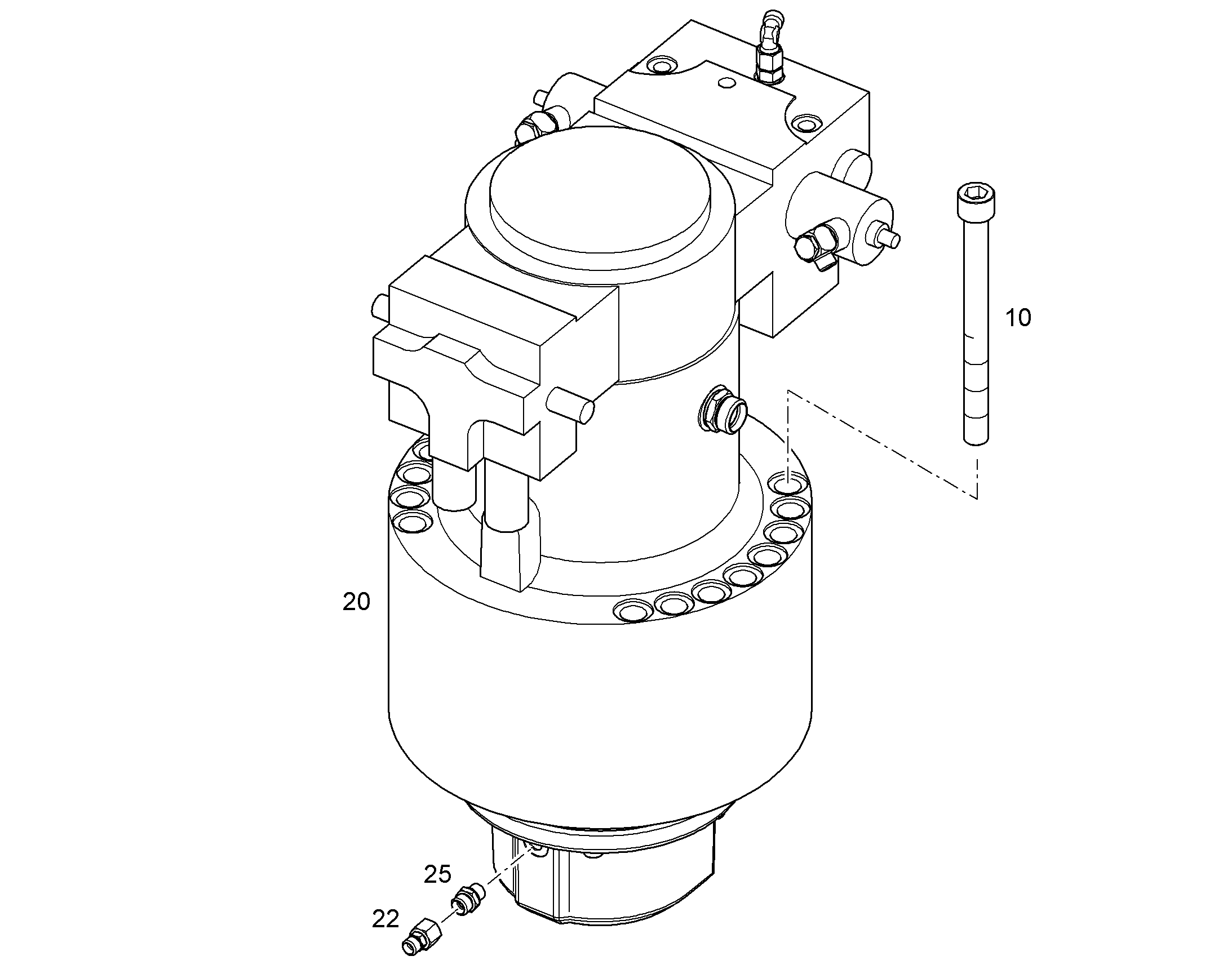 МЕХАНИЗМ ПОВОРОТА 10367763 LIEBHERR