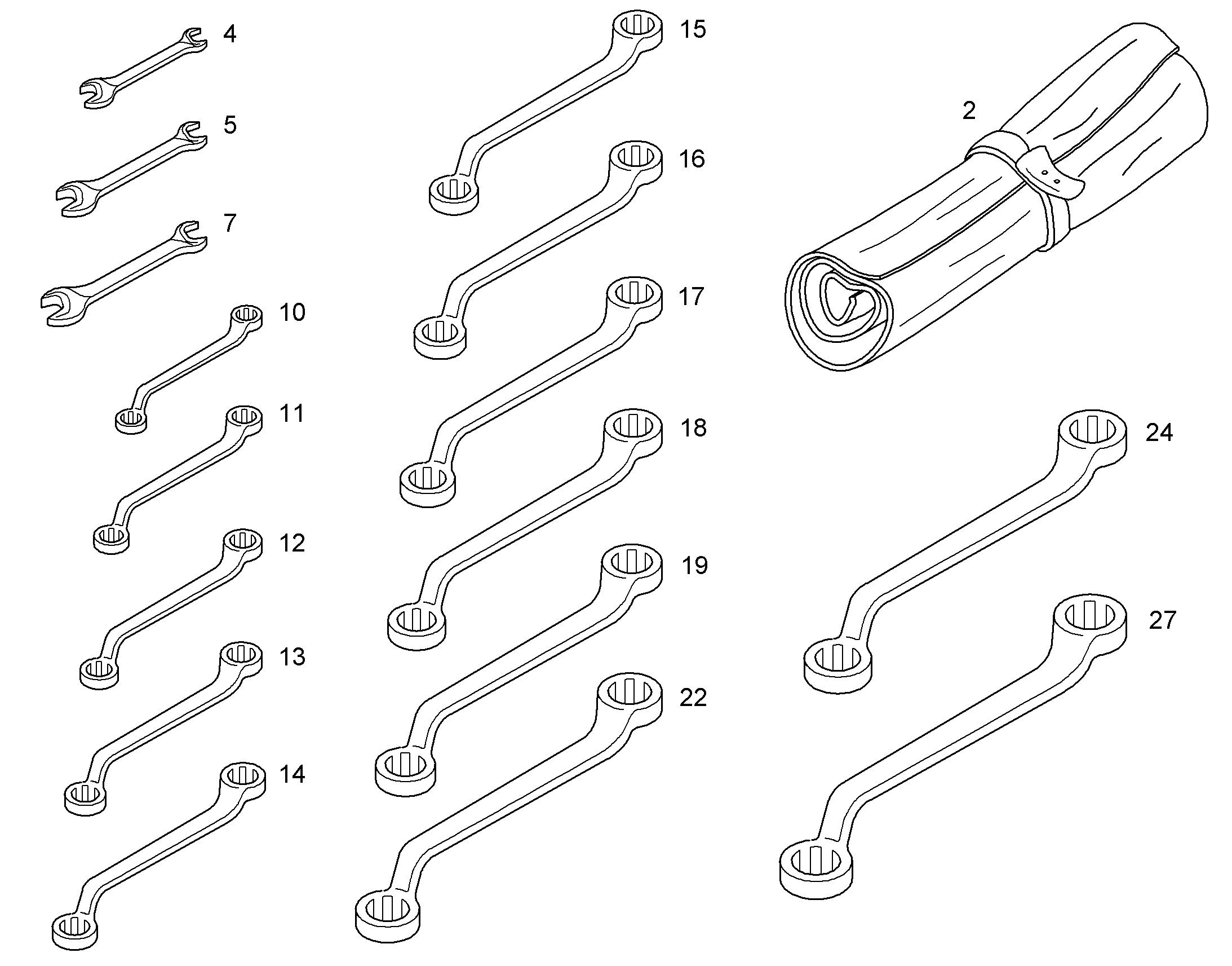 КЛЮЧ ГАЕЧНЫЙ КОЛЬЦЕВОЙ 10441145 LIEBHERR
