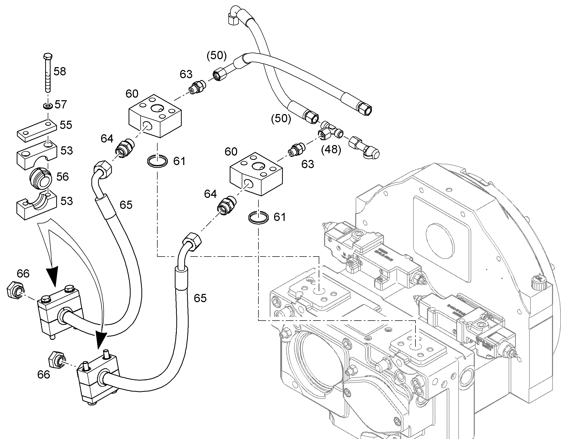 КЛЕММА ПОЛОВИННАЯ DIN 3015-2 S 3 E PP SW 774258414 LIEBHERR