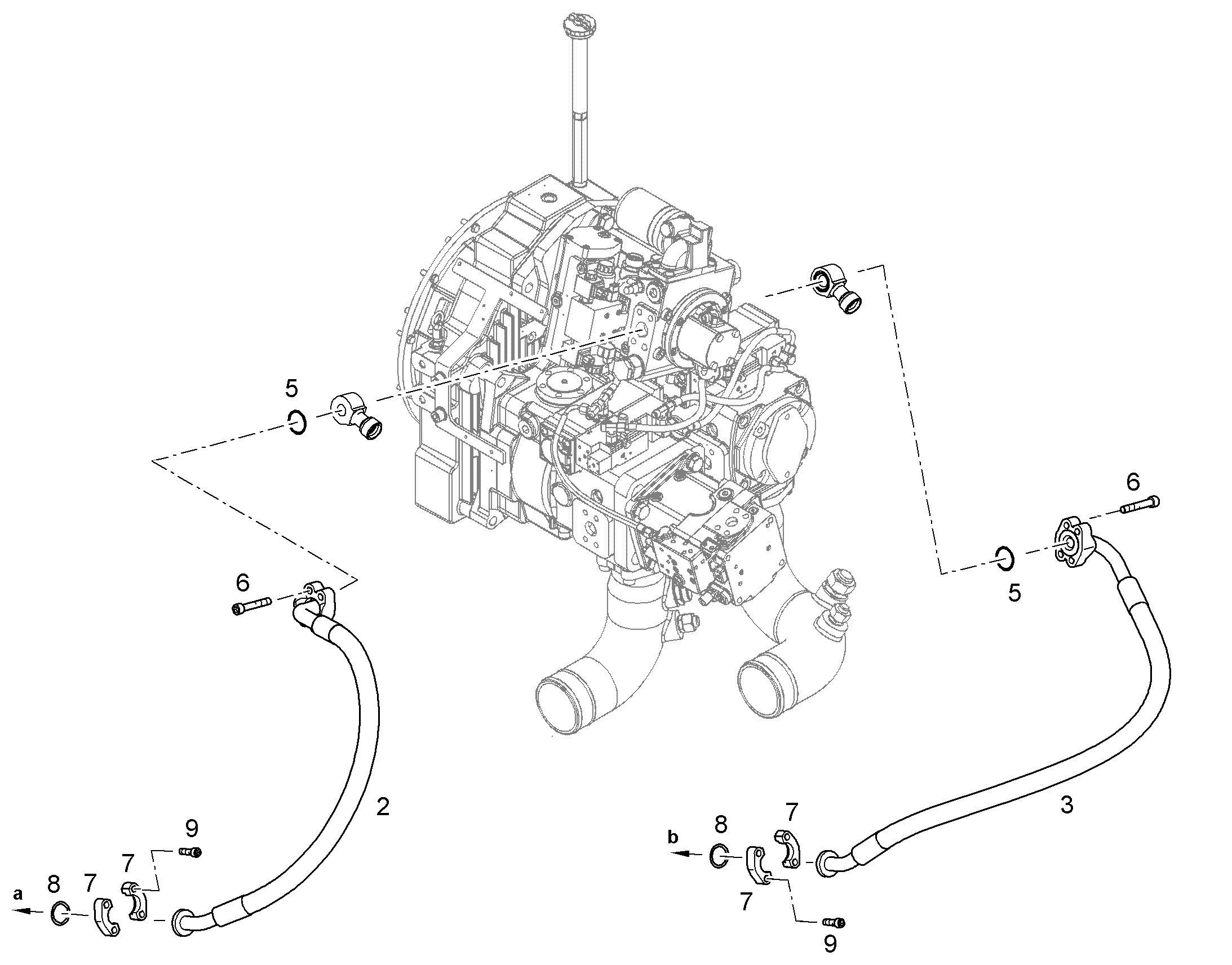 ШЛАНГ 25X1370 10455021 LIEBHERR