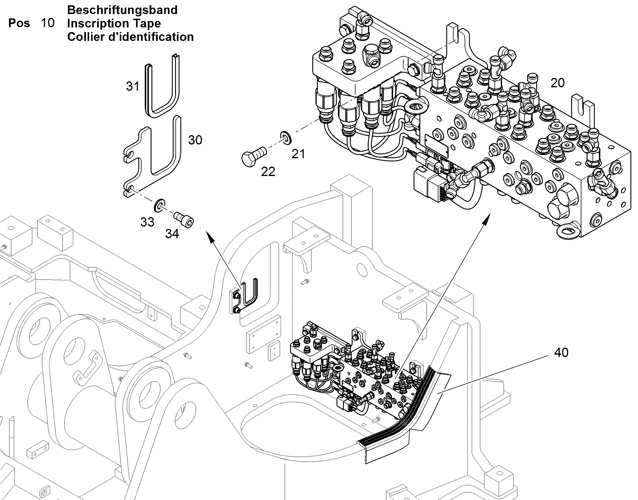 ЛОГИЧЕСКИЙ БЛОК, УСТАНОВКА 10375073 LIEBHERR