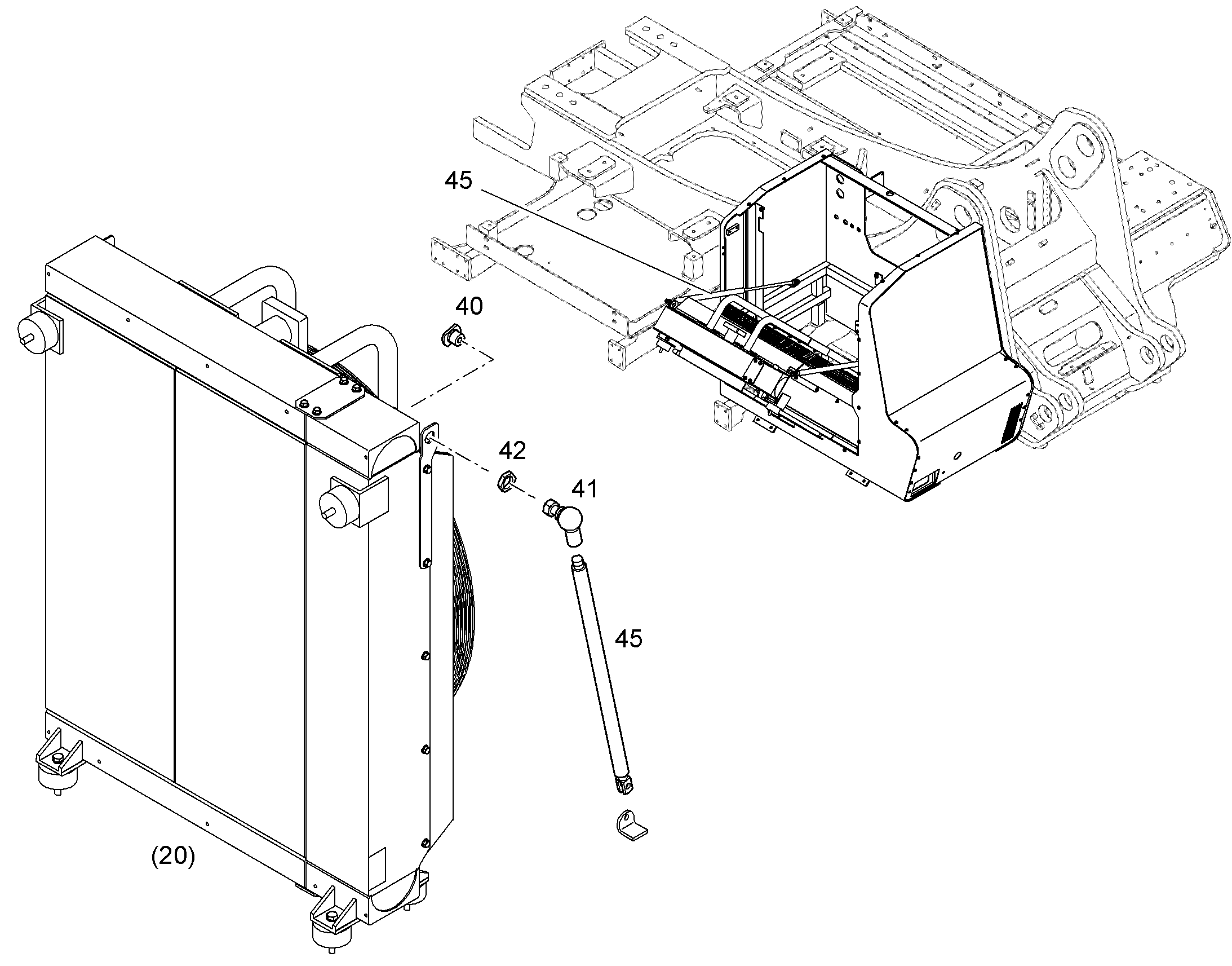 РЕССОРА ГАЗОВАЯ 10492846 LIEBHERR