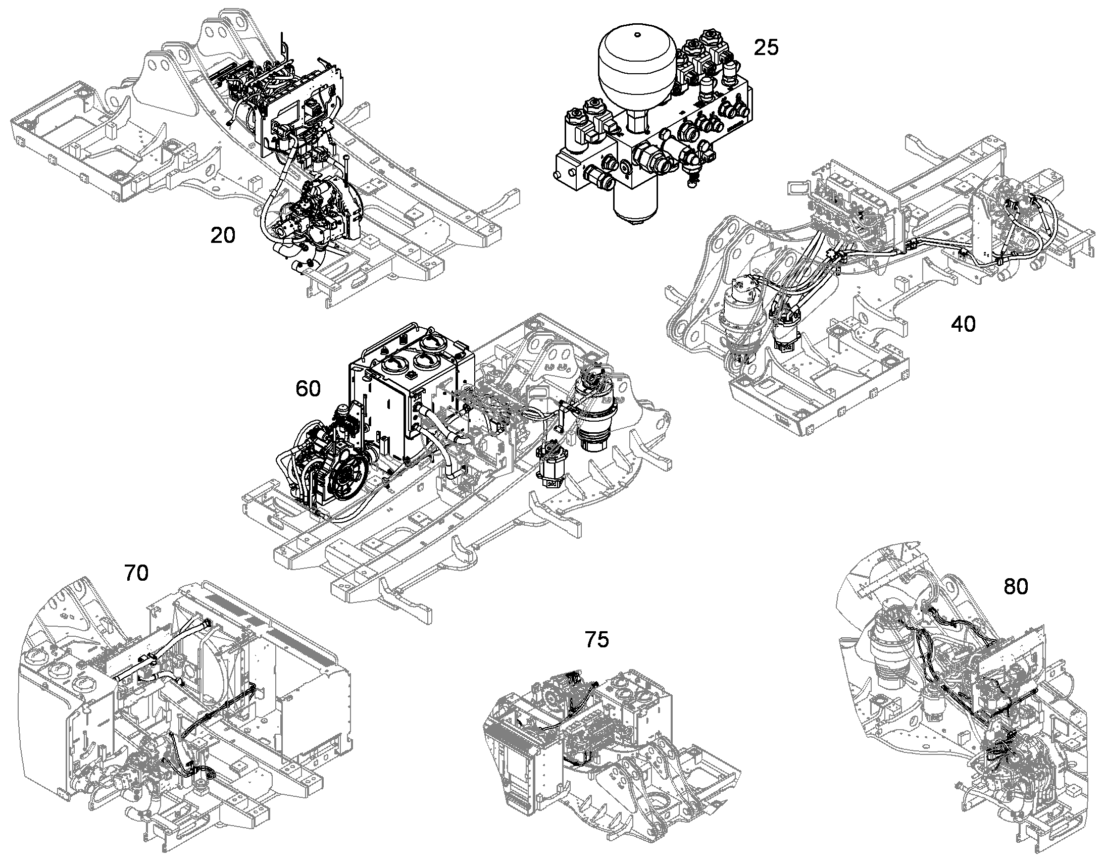 ГИДР.УСТ.НАСОСЫ ШЛАНГОВ УПР. 10376248 LIEBHERR