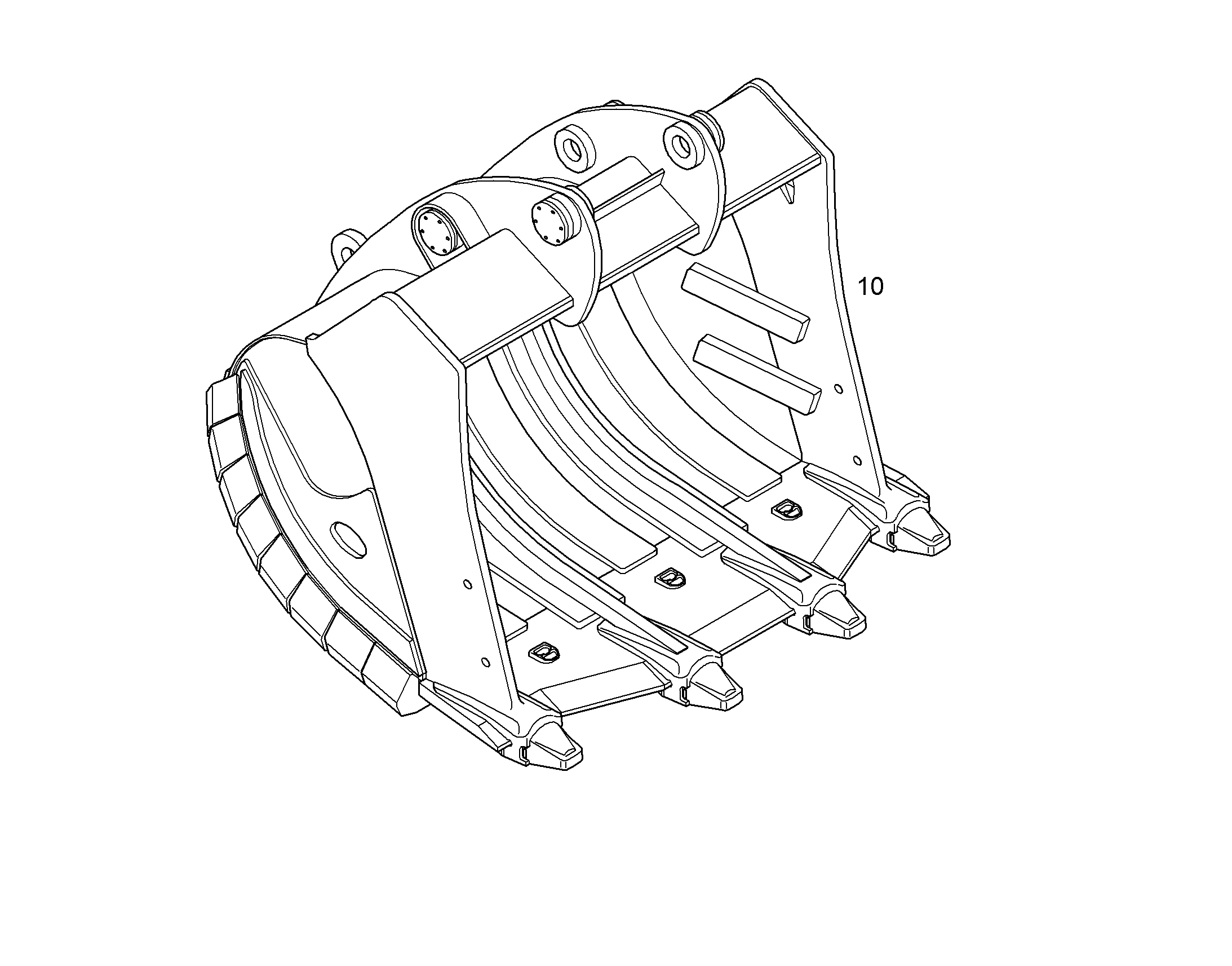 ЛОПАТА ОБРАТНАЯ HDV 10370623 LIEBHERR