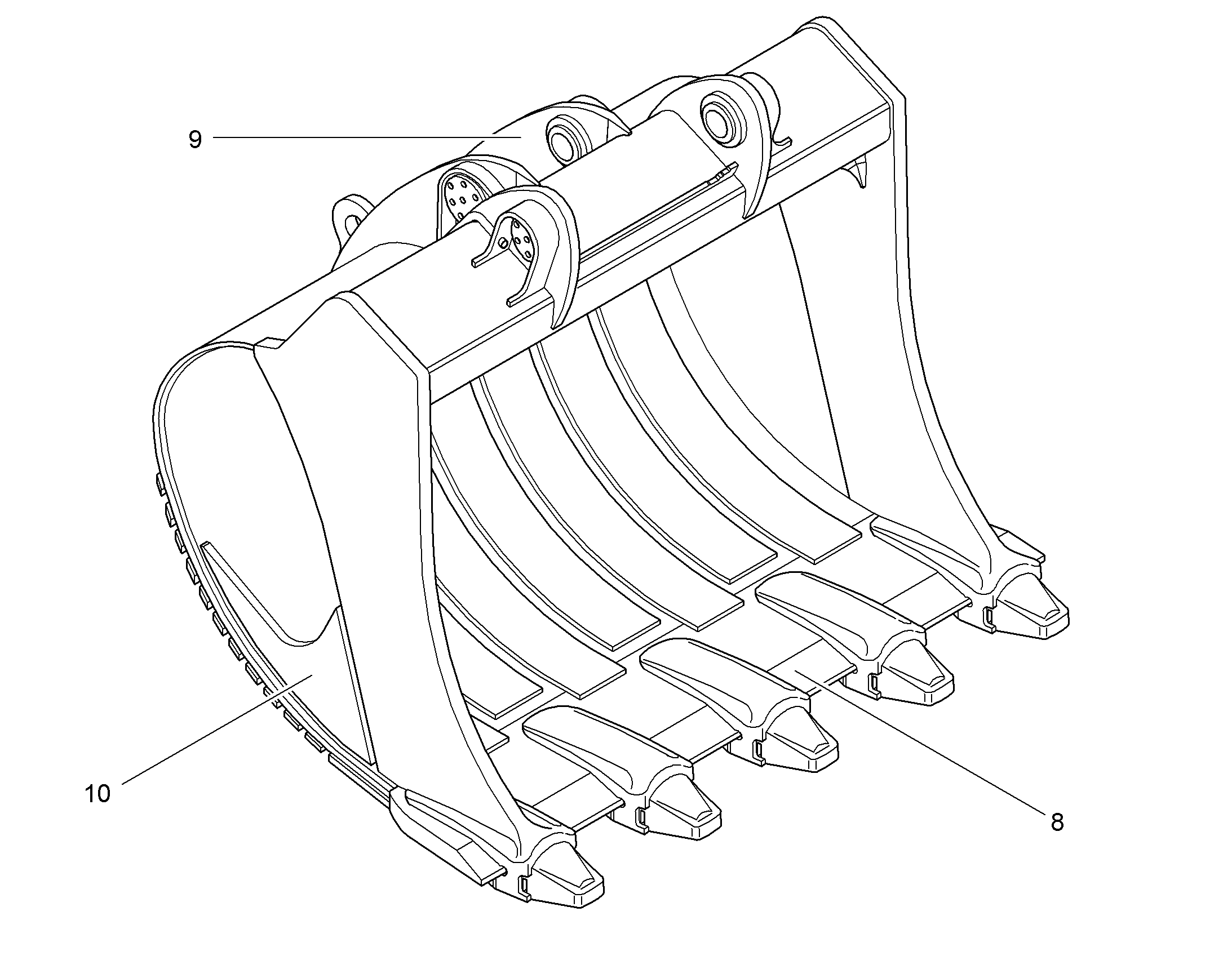 ЗАБРАЛО КОВША 10370404 LIEBHERR