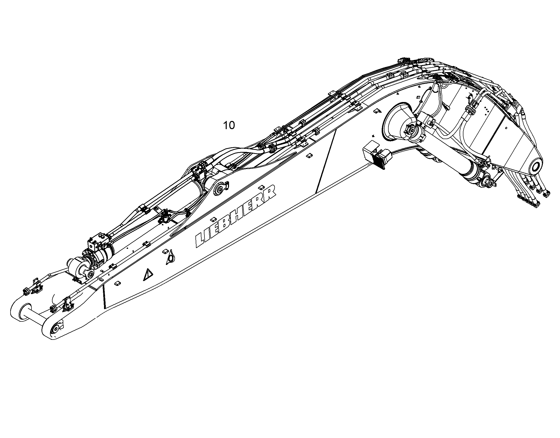 ЗАЩ.ТРУБЫ ЦИЛ.РУК. 10371094 LIEBHERR