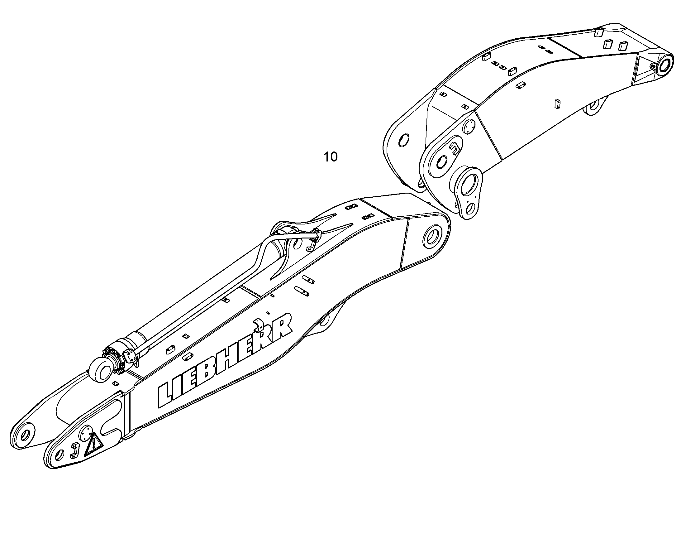 ЗАЩ.ТРУБЫ ЦИЛ.РУК. 10368998 LIEBHERR