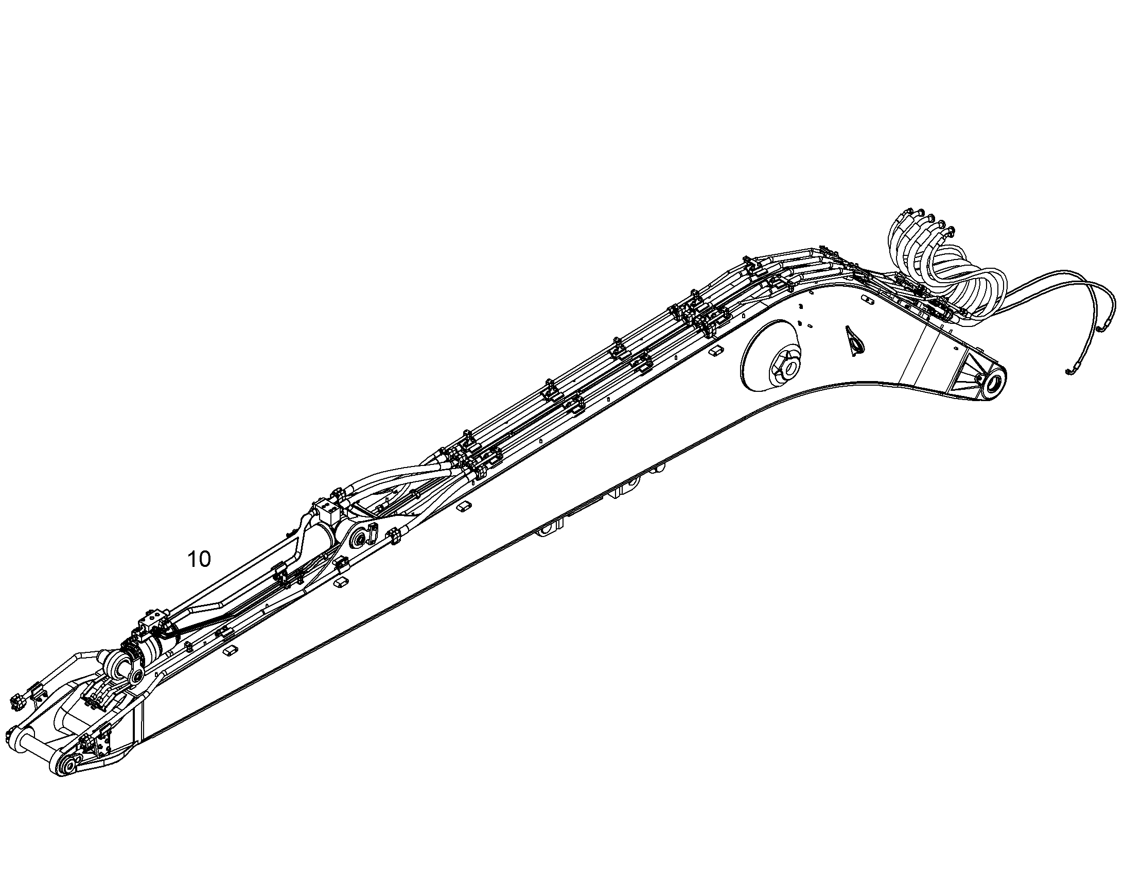 ЗАЩ.ТРУБЫ ЦИЛ.РУК. 10371254 LIEBHERR