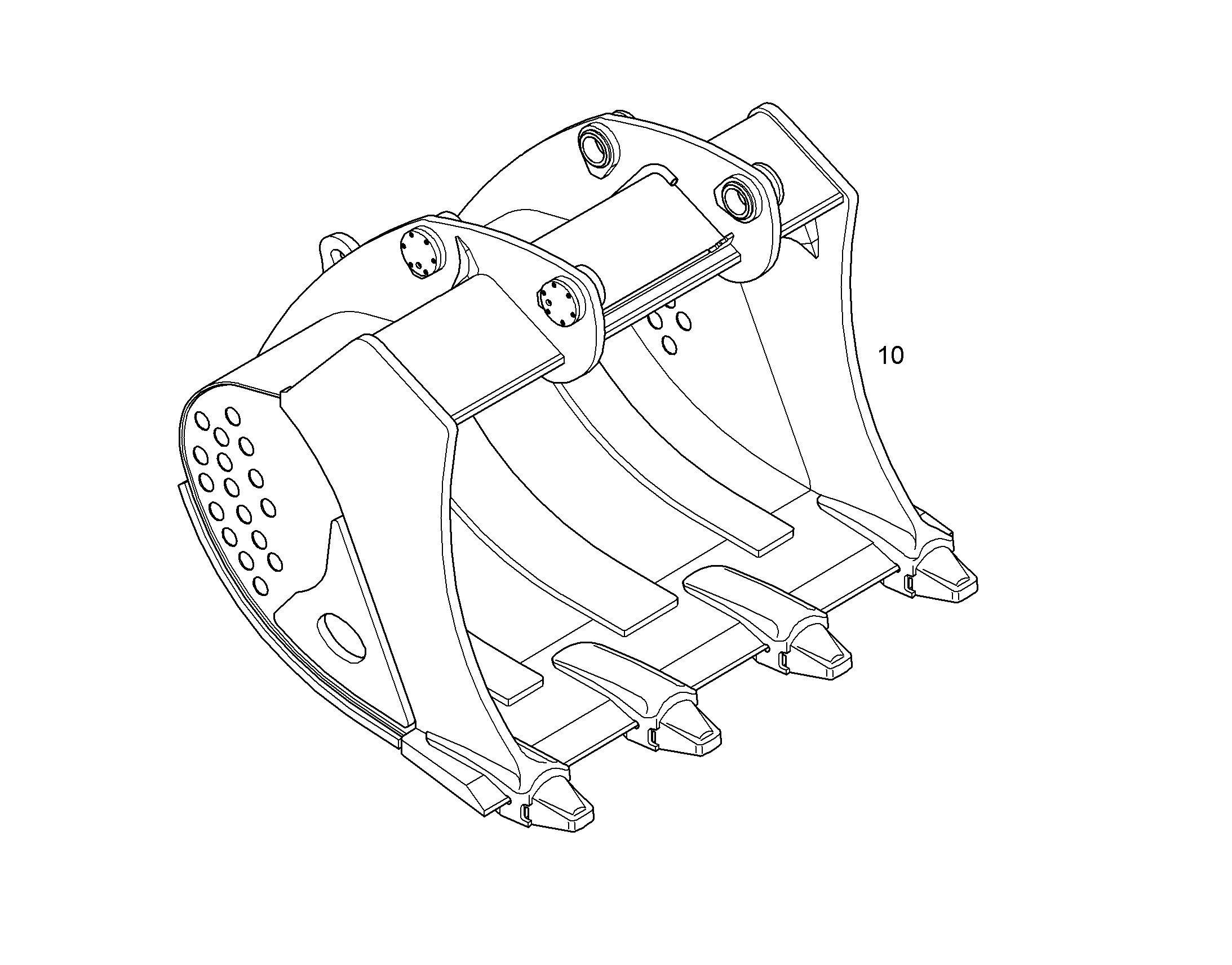 ЛОПАТА ОБРАТНАЯ HD 1550MM 2,00M3 10368362 LIEBHERR